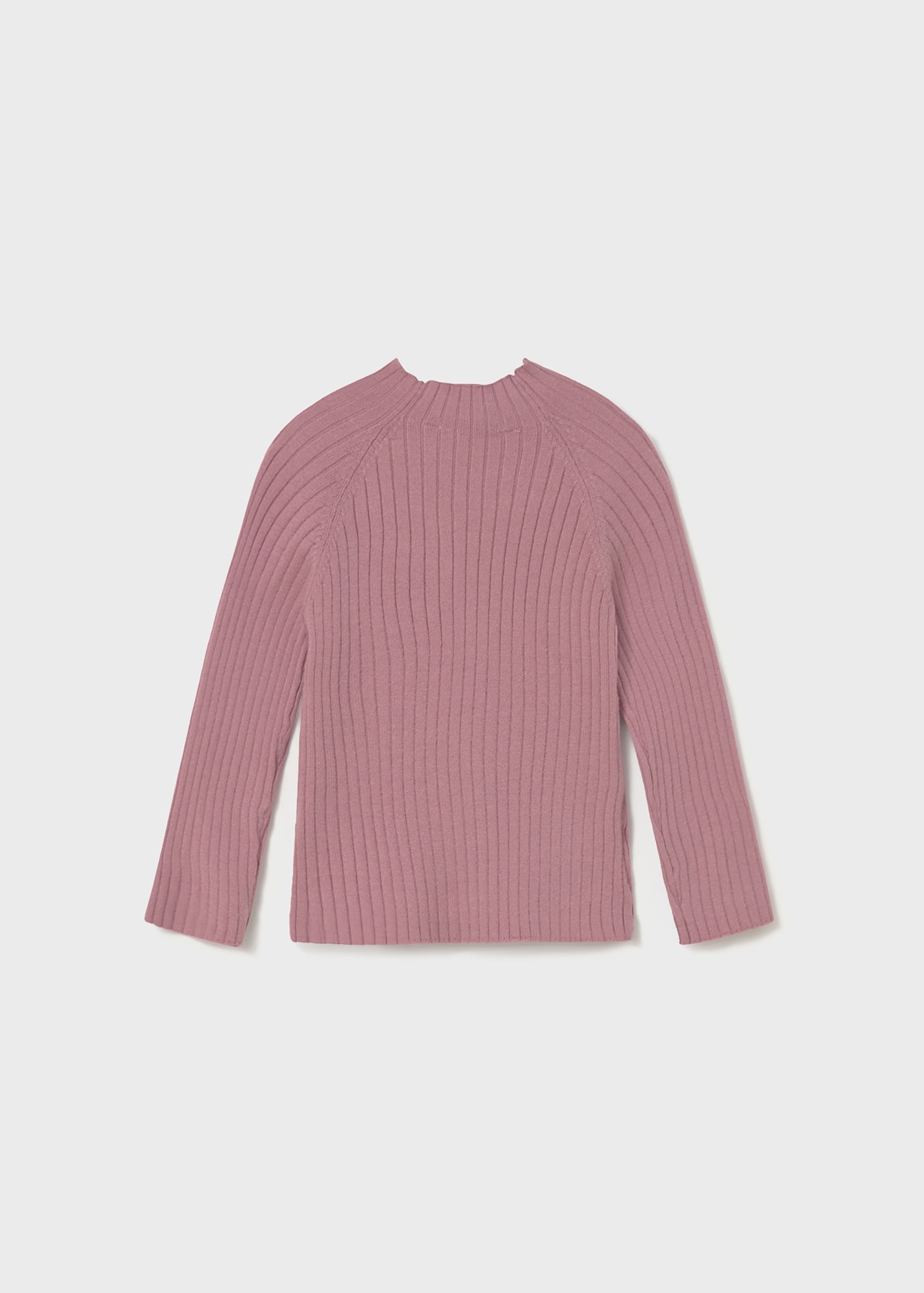 Babys knitted jumper with mid high neck