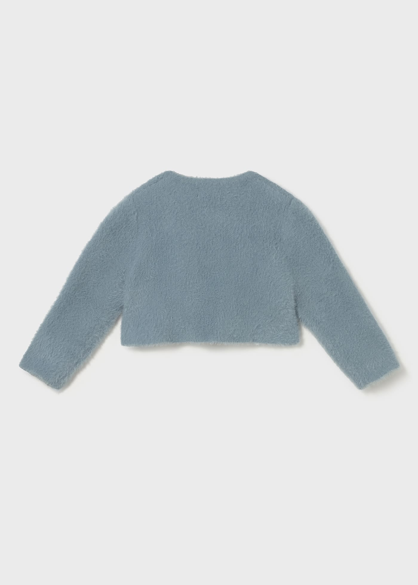 Baby fluffy knitted cardigan