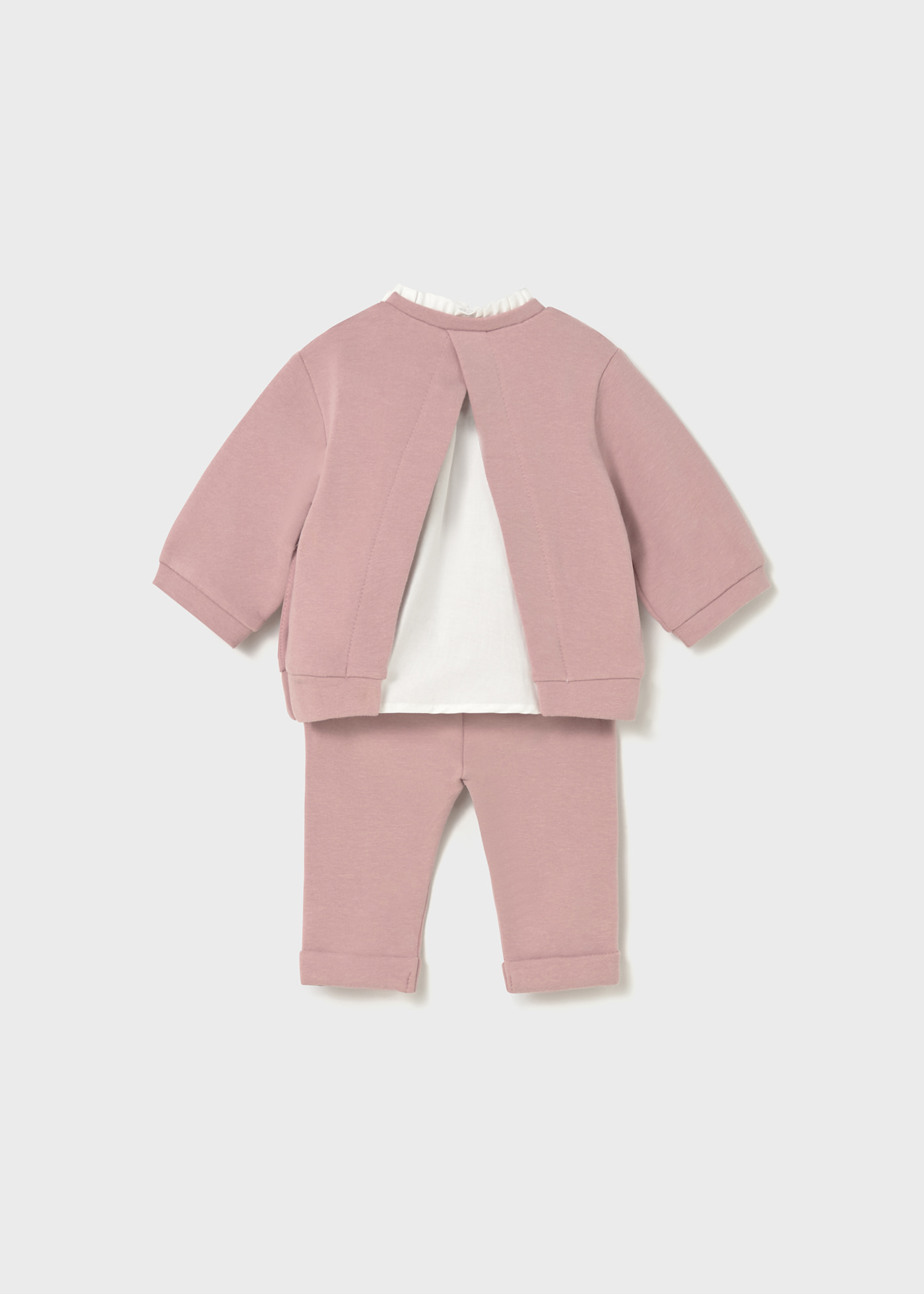 Completo pantalone e felpa neonata
