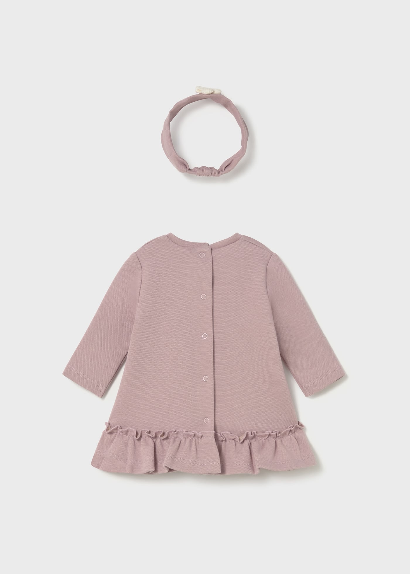 Kleid mit Haarband Neugeborene