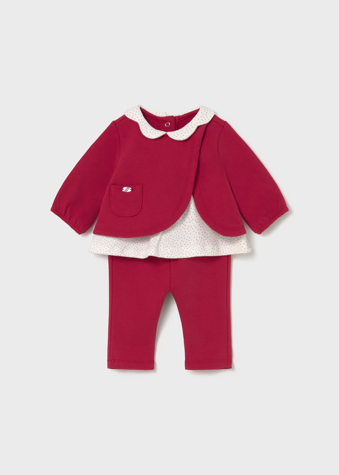 Conjunto legging y playera recién nacida