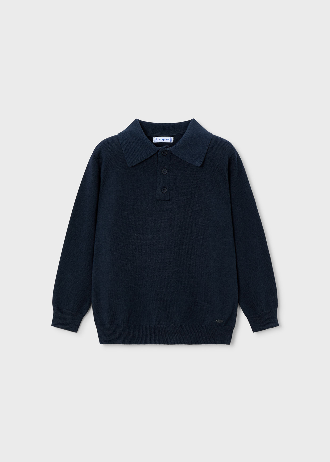 Boys knitted polo short