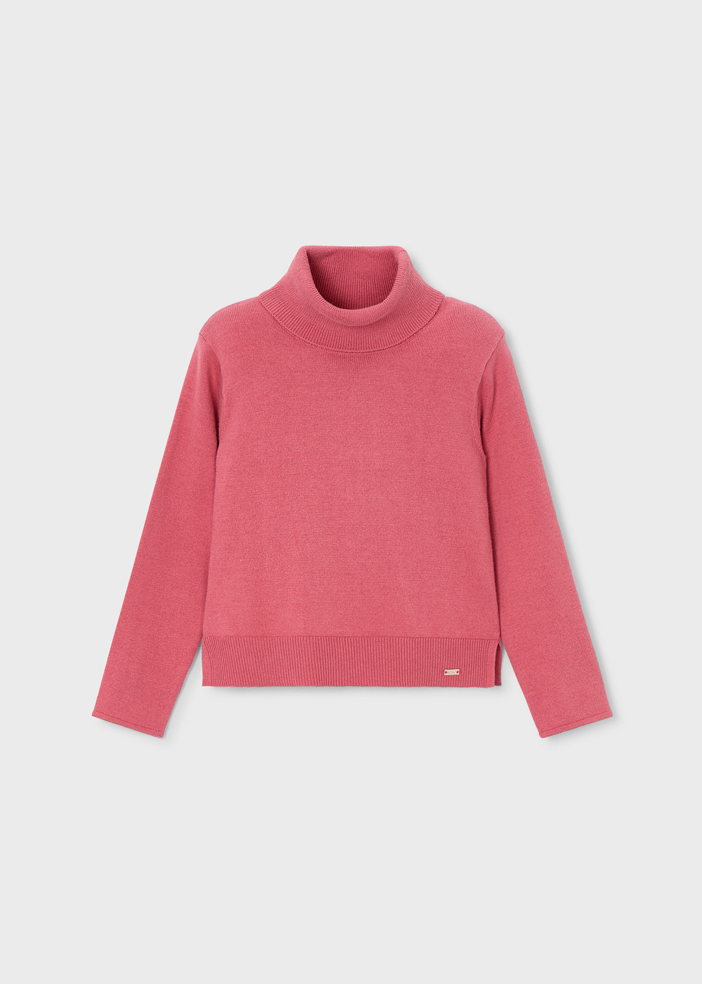 Blusa cuello alto básico niña