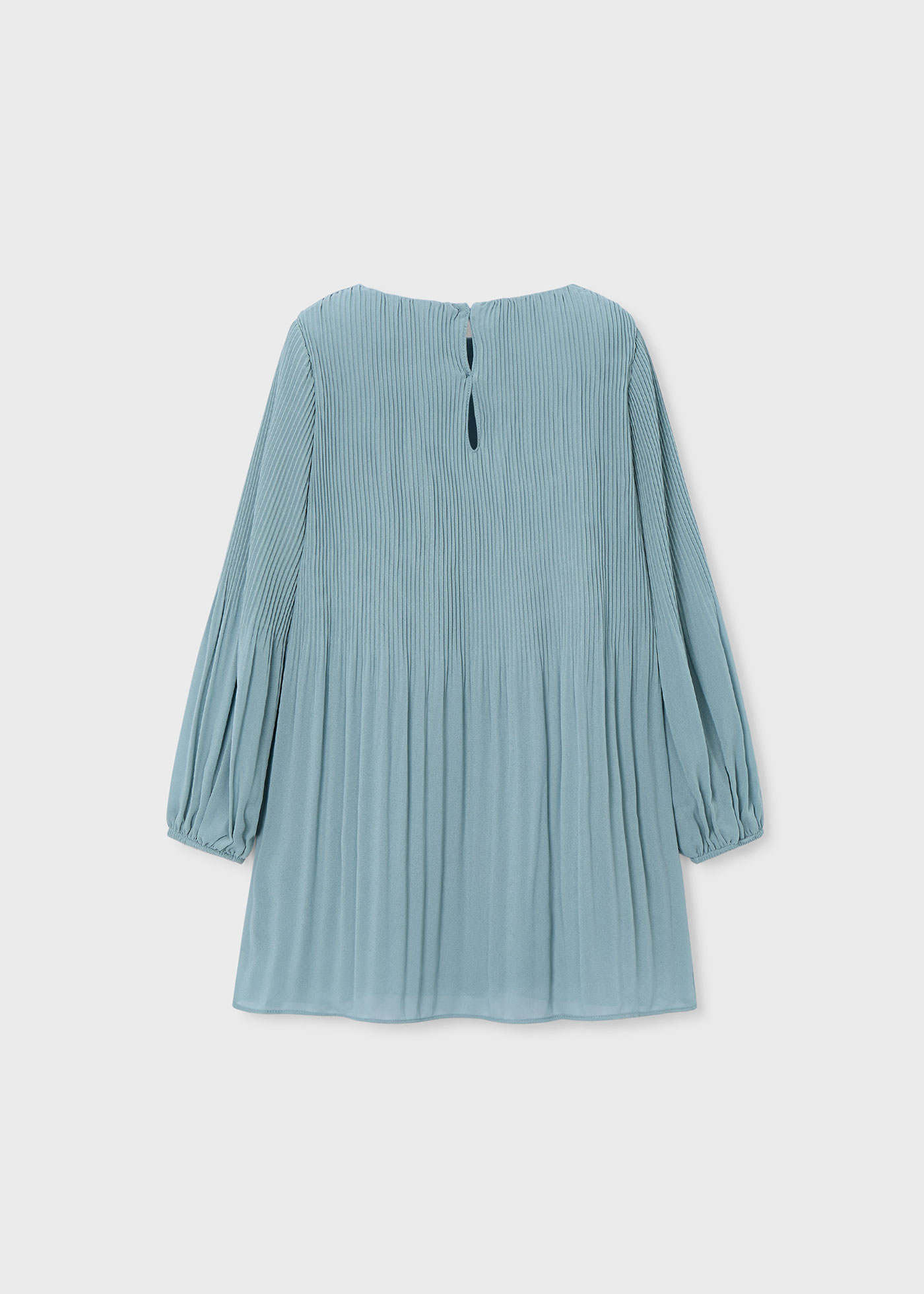 Vestido gasa plisada niña