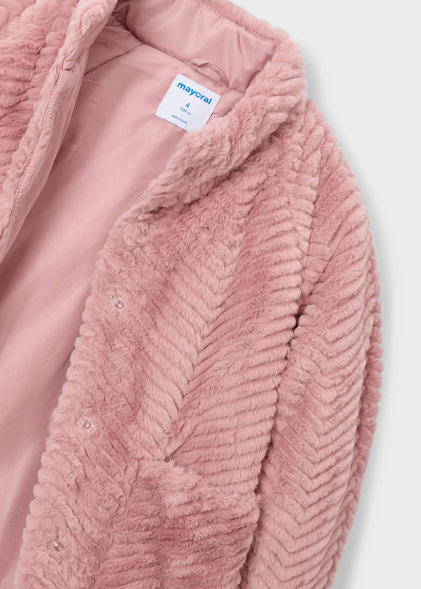 Girls fur coat