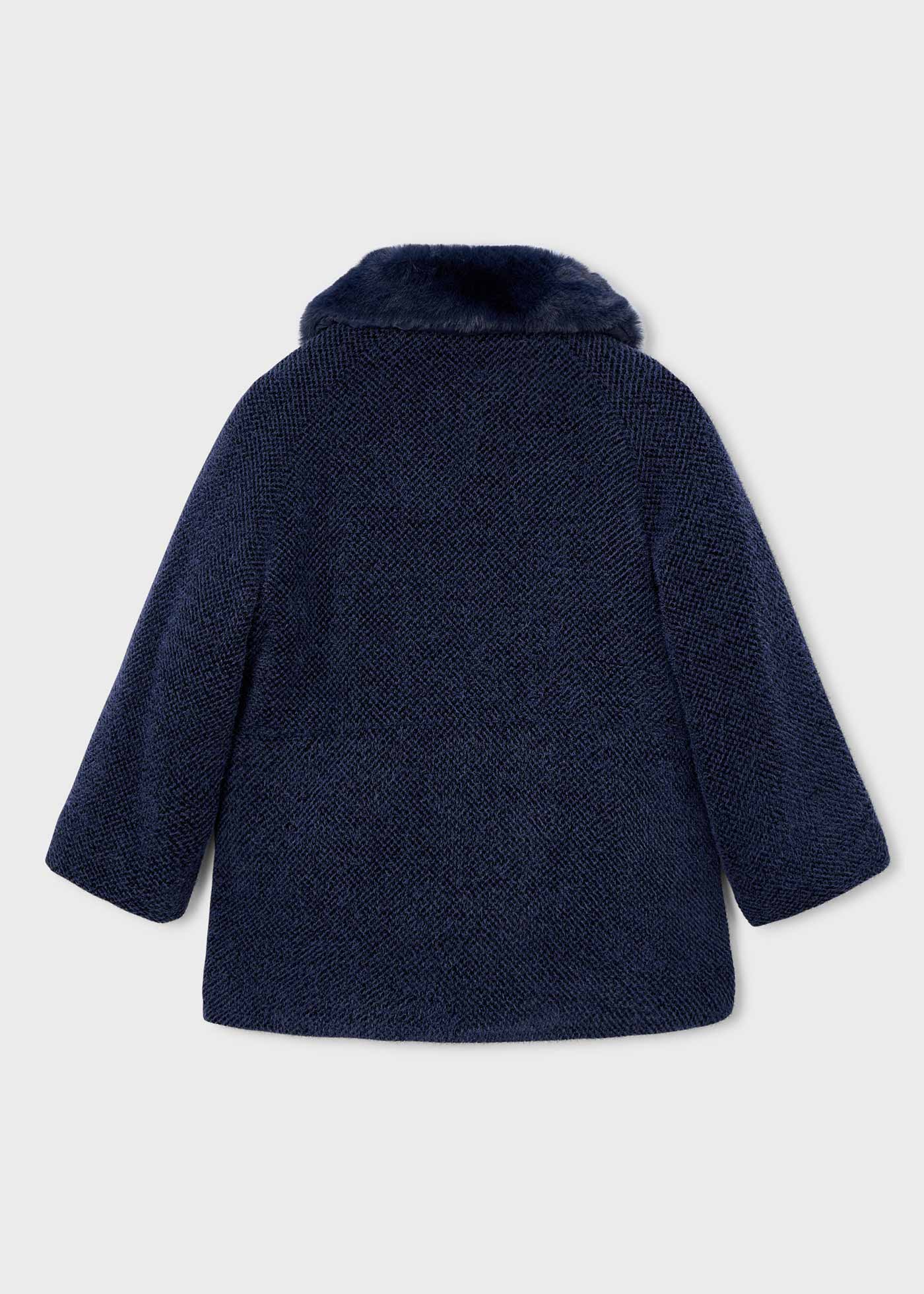Manteau fourré fille