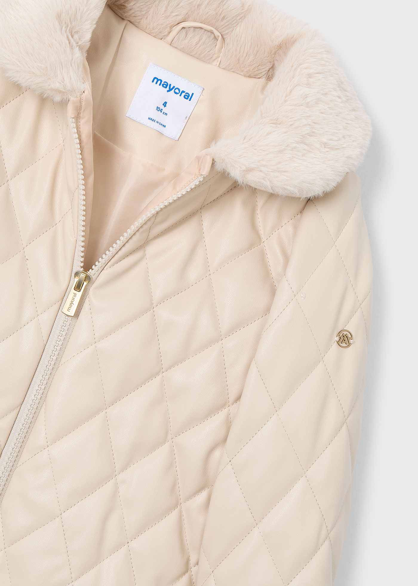 Girls quilted coat