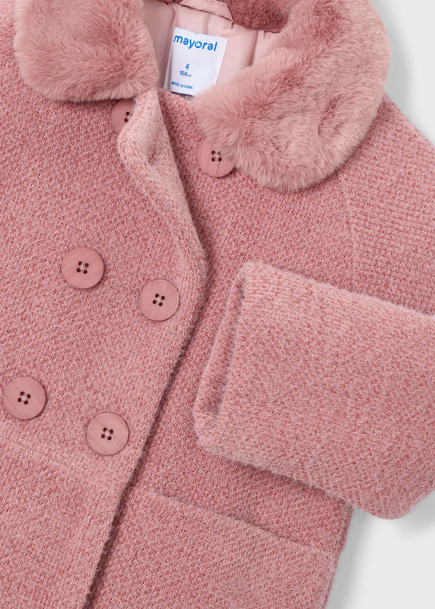 Girls fur coat