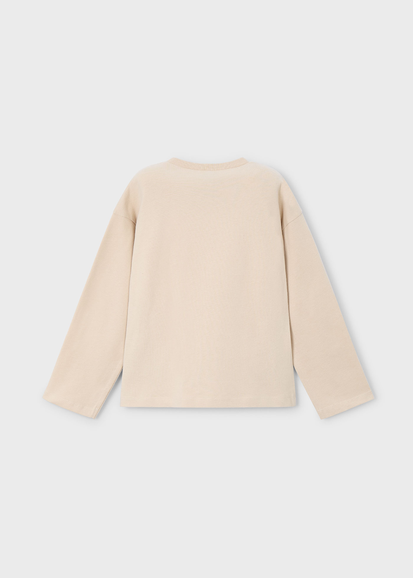 Playera bolsillo crochet niña