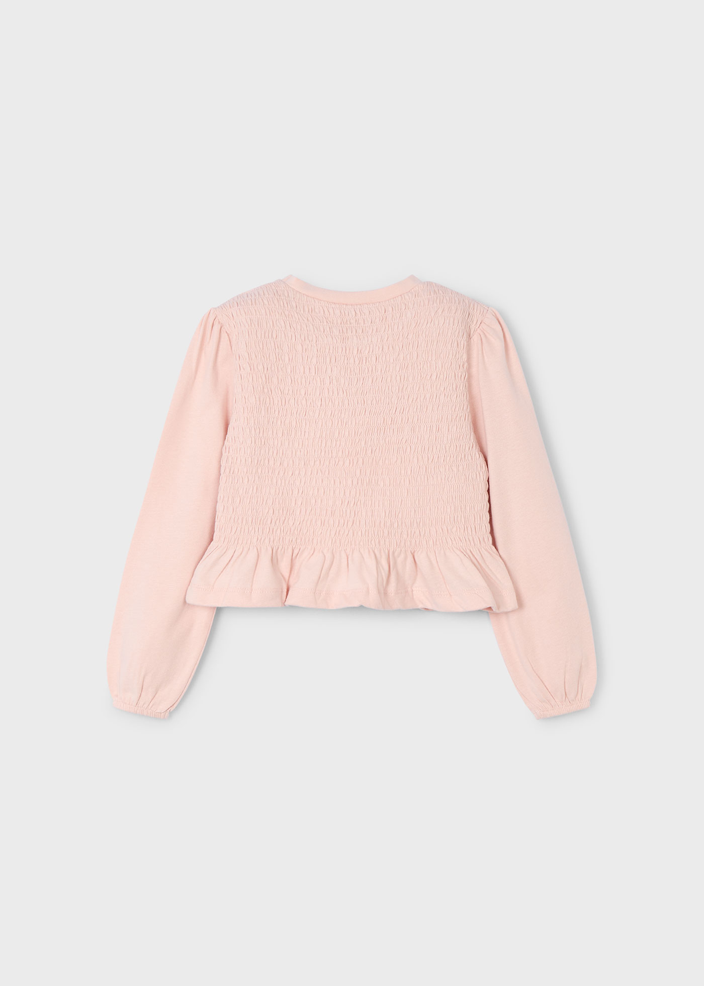 Playera nido de abeja niña