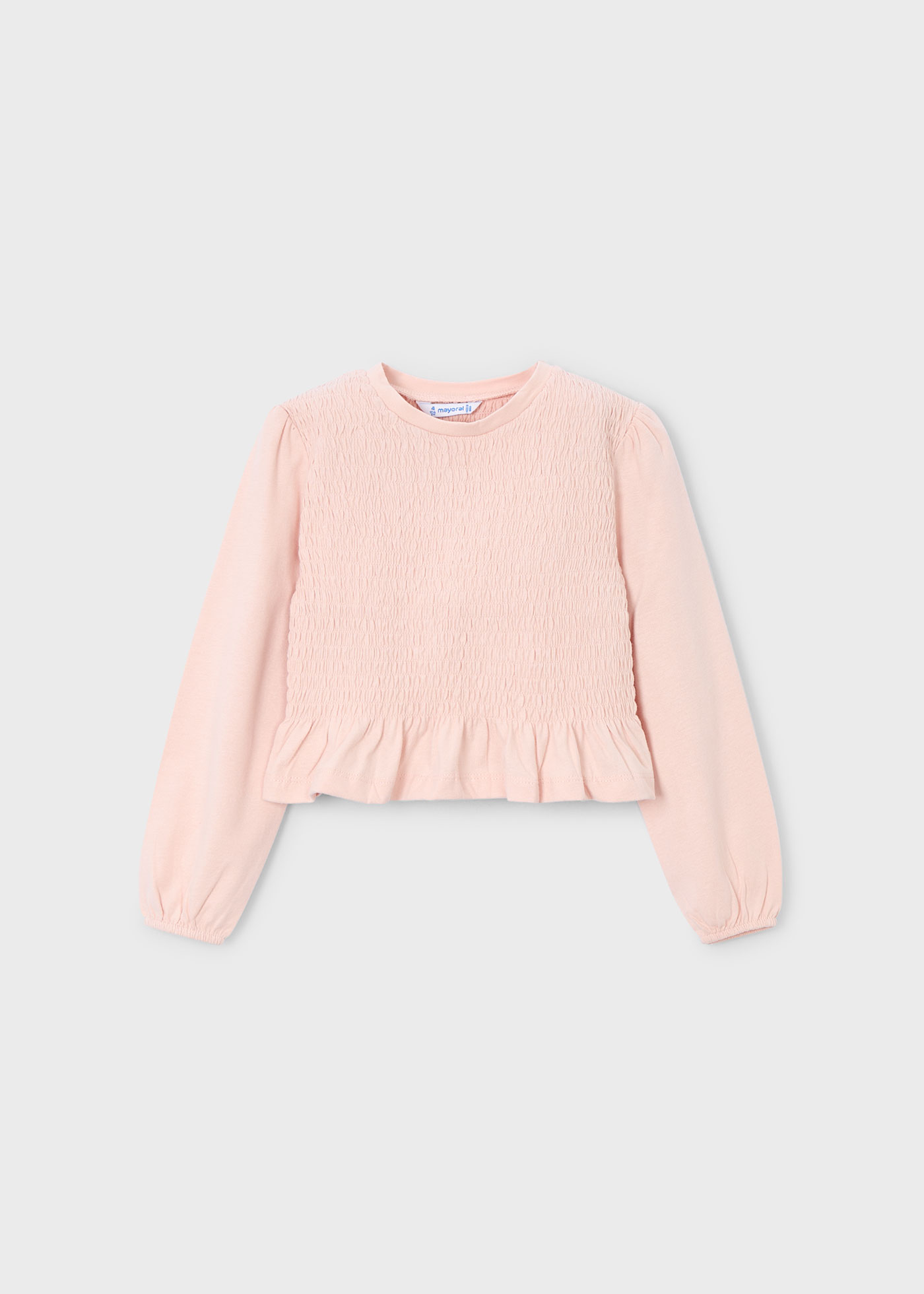 Playera nido de abeja niña