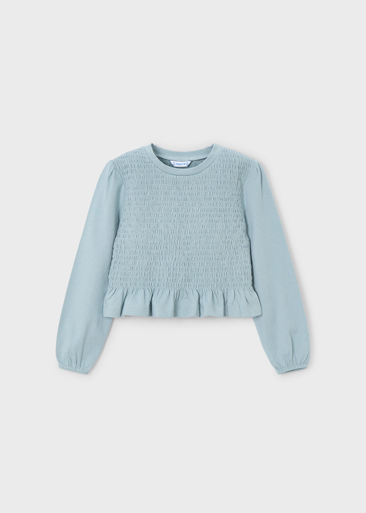 Playera nido de abeja niña
