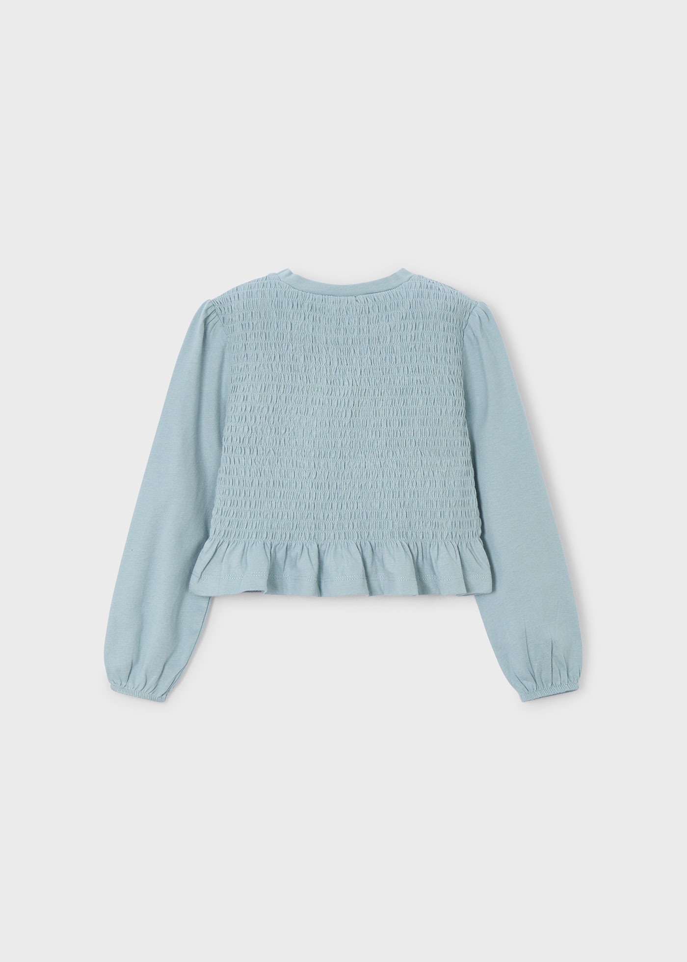 Playera nido de abeja niña