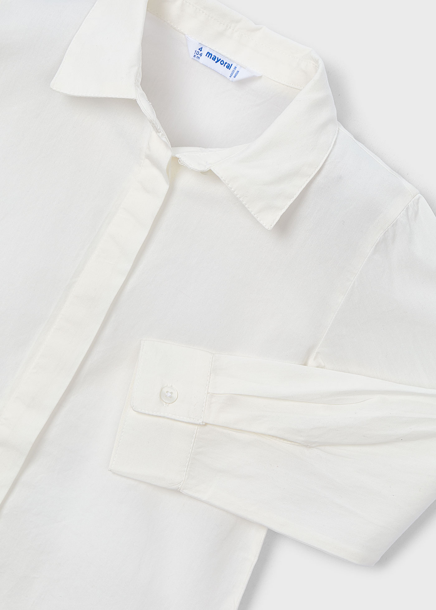 Conjunto colete e blusa menina