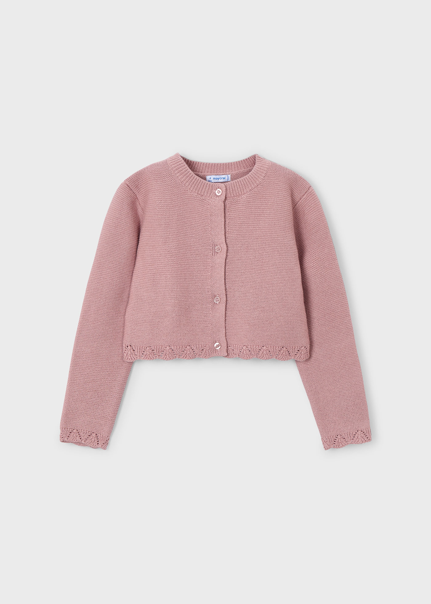 Cardigan tricot fetita