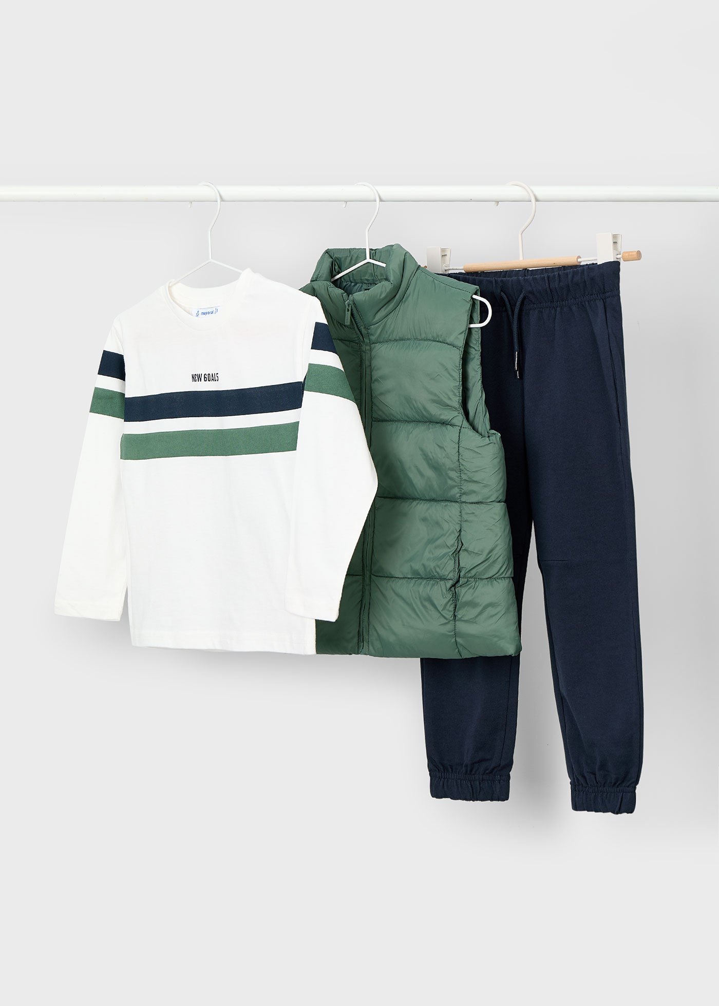 Boys 3 piece gilet set