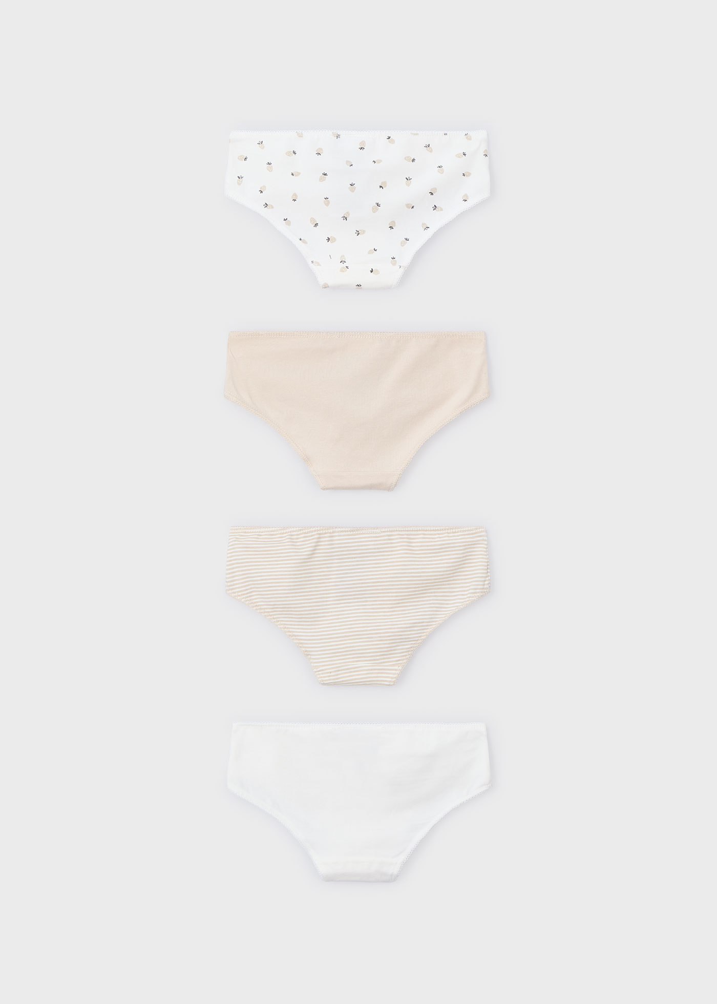 Set 4 mutandine bambina