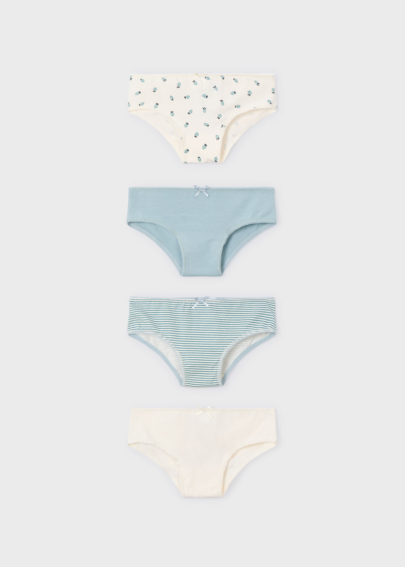 Set 4 mutandine bambina