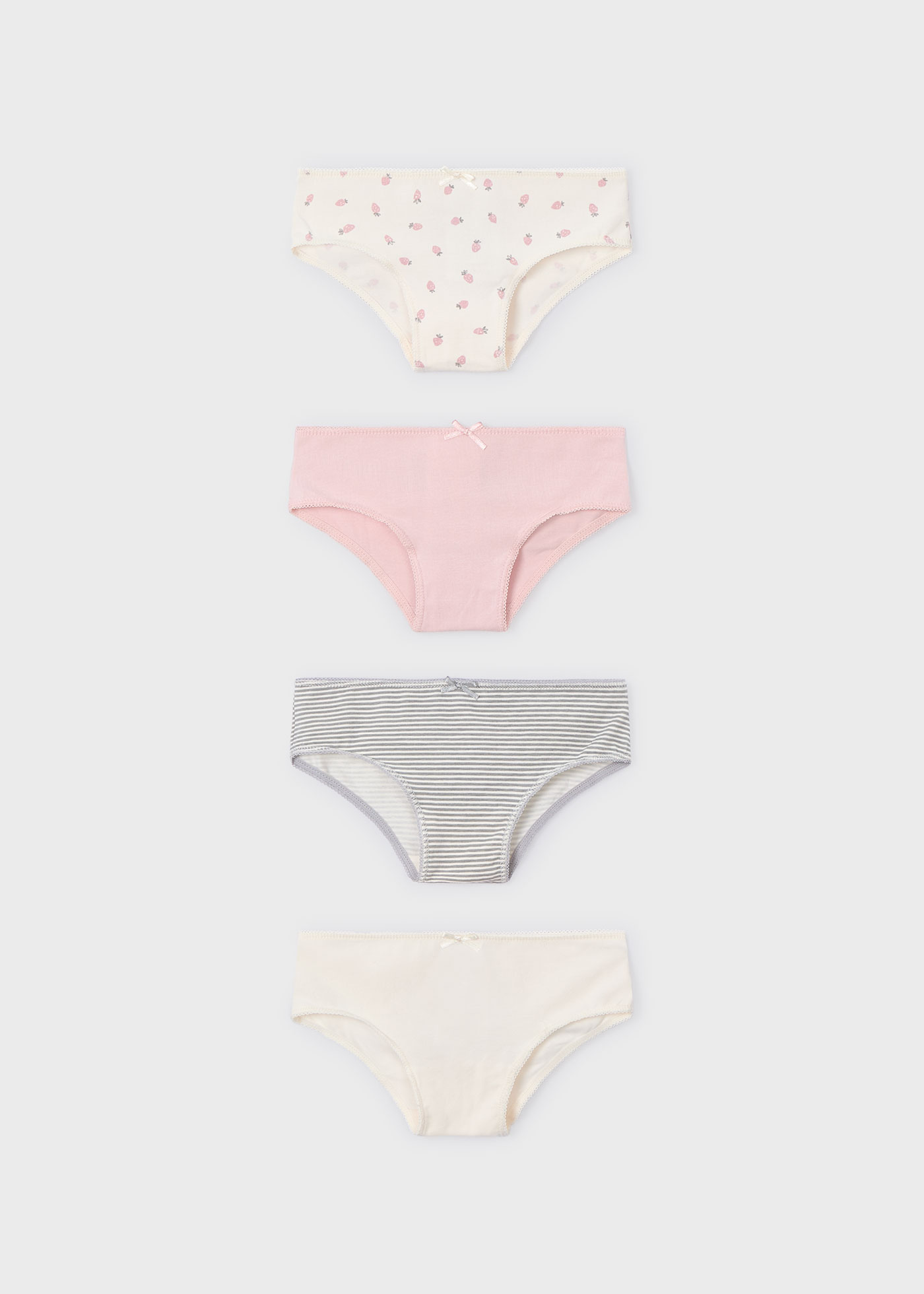 Set 4 mutandine bambina