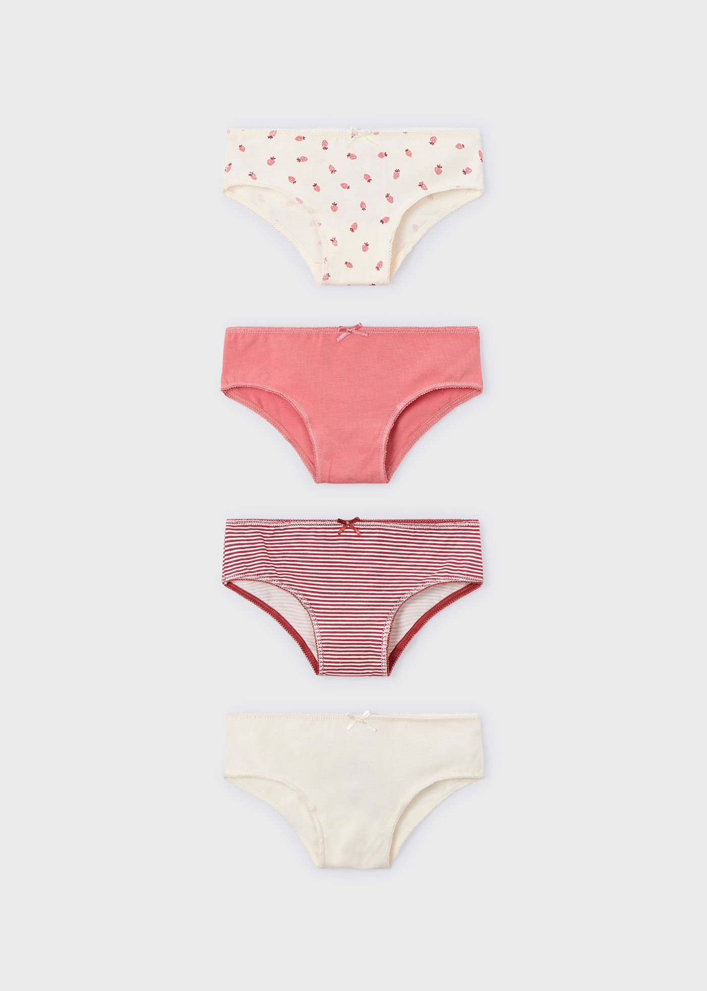 Set 4 mutandine bambina