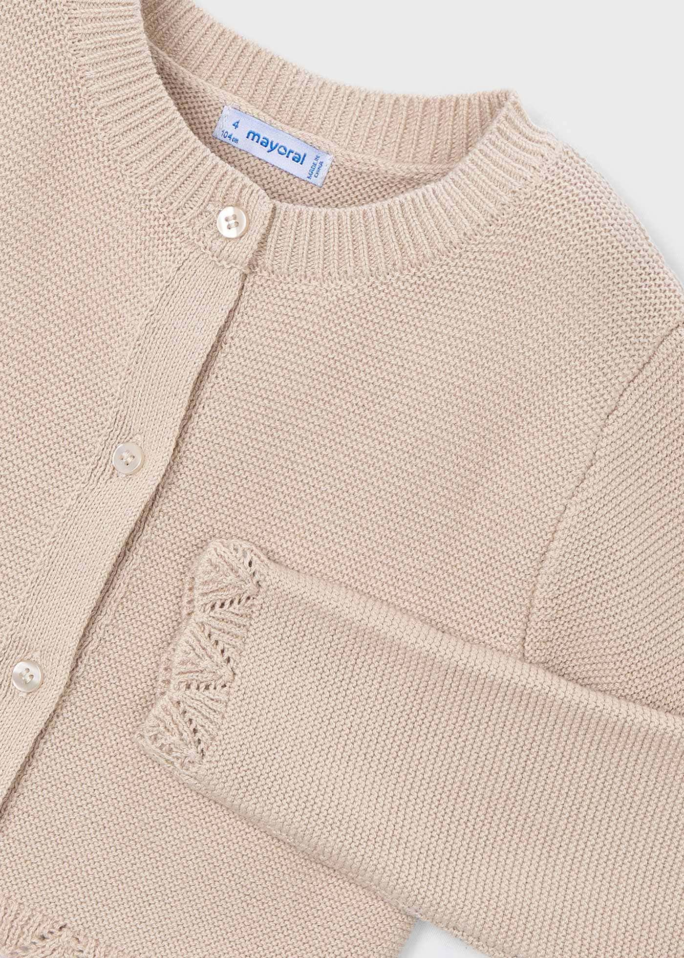 Трикотажна жилетка за момиче