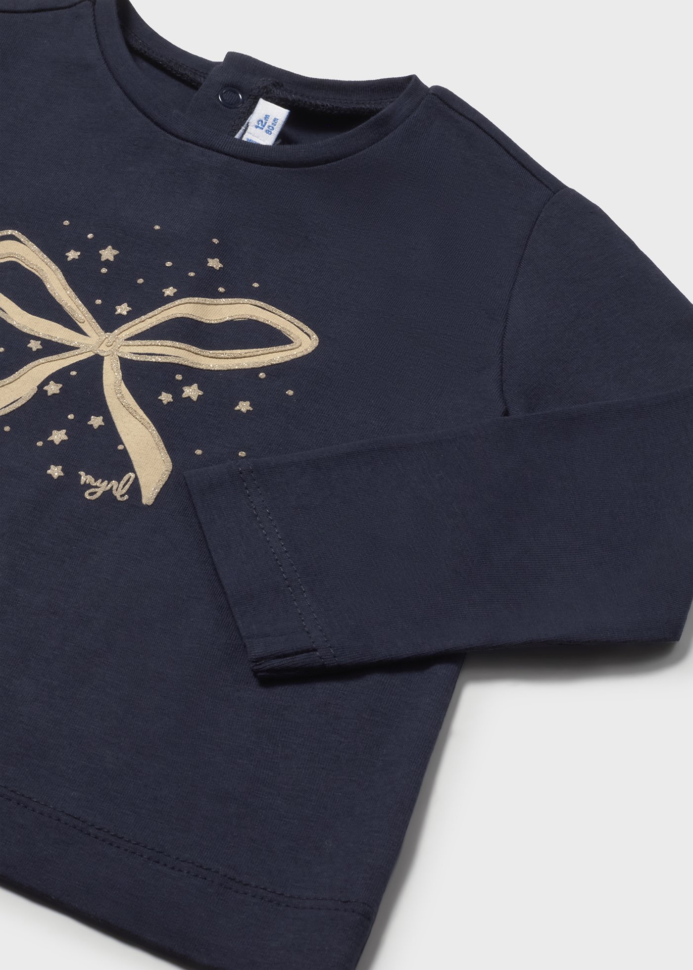 Camiseta básica corazones bebé