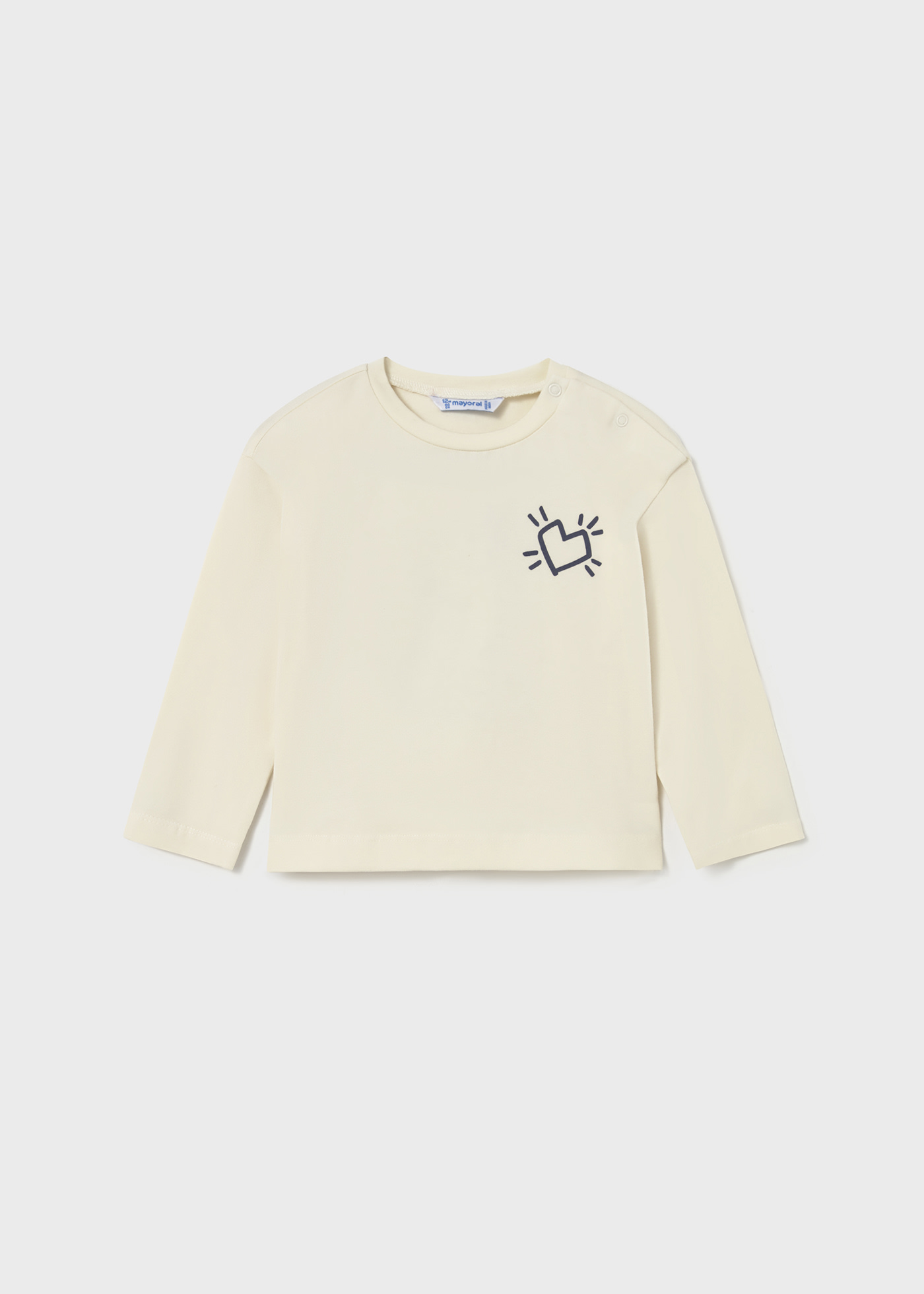 Babys shirt with motif on back