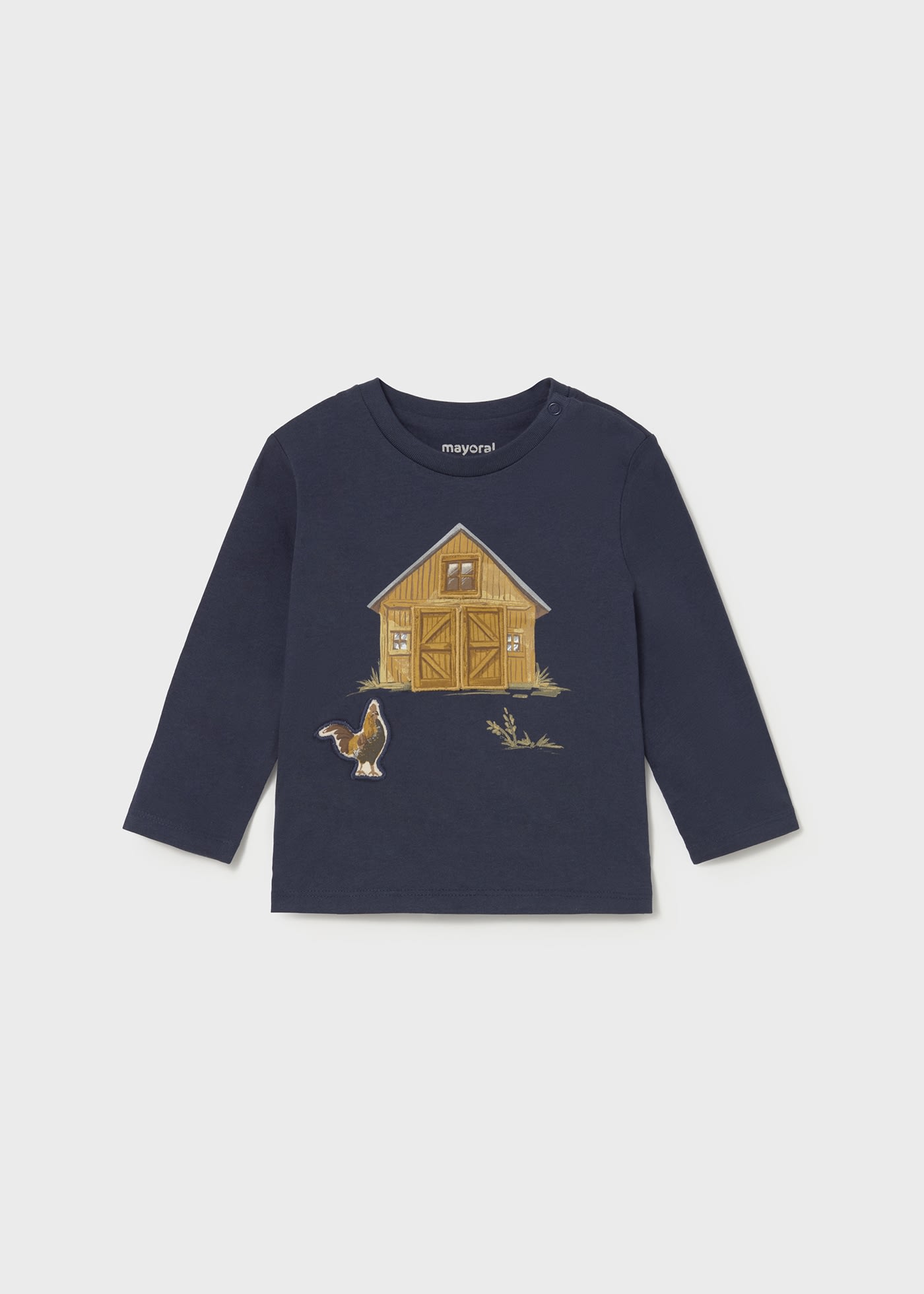Baby interactive farm shirt