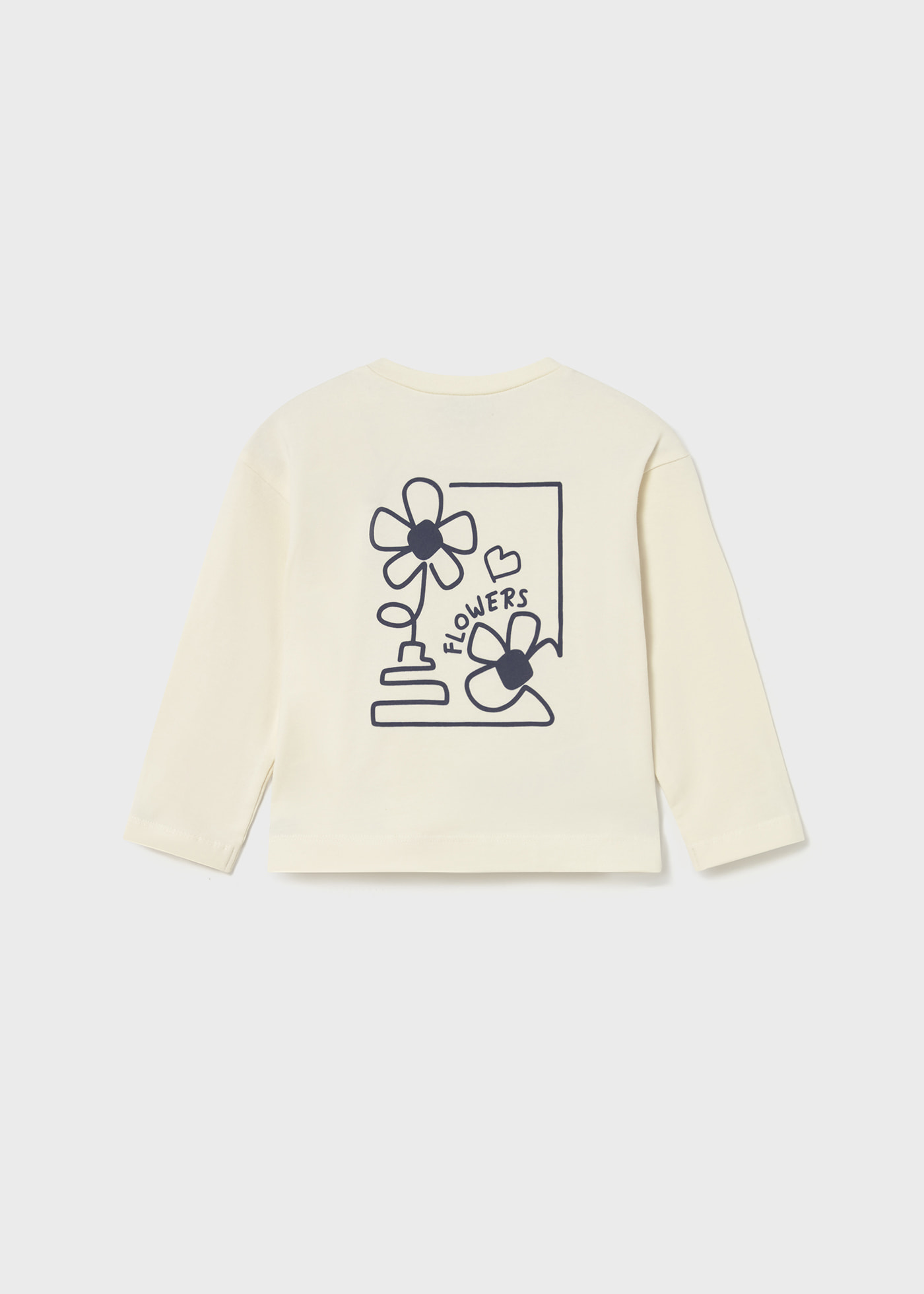 Babys shirt with motif on back