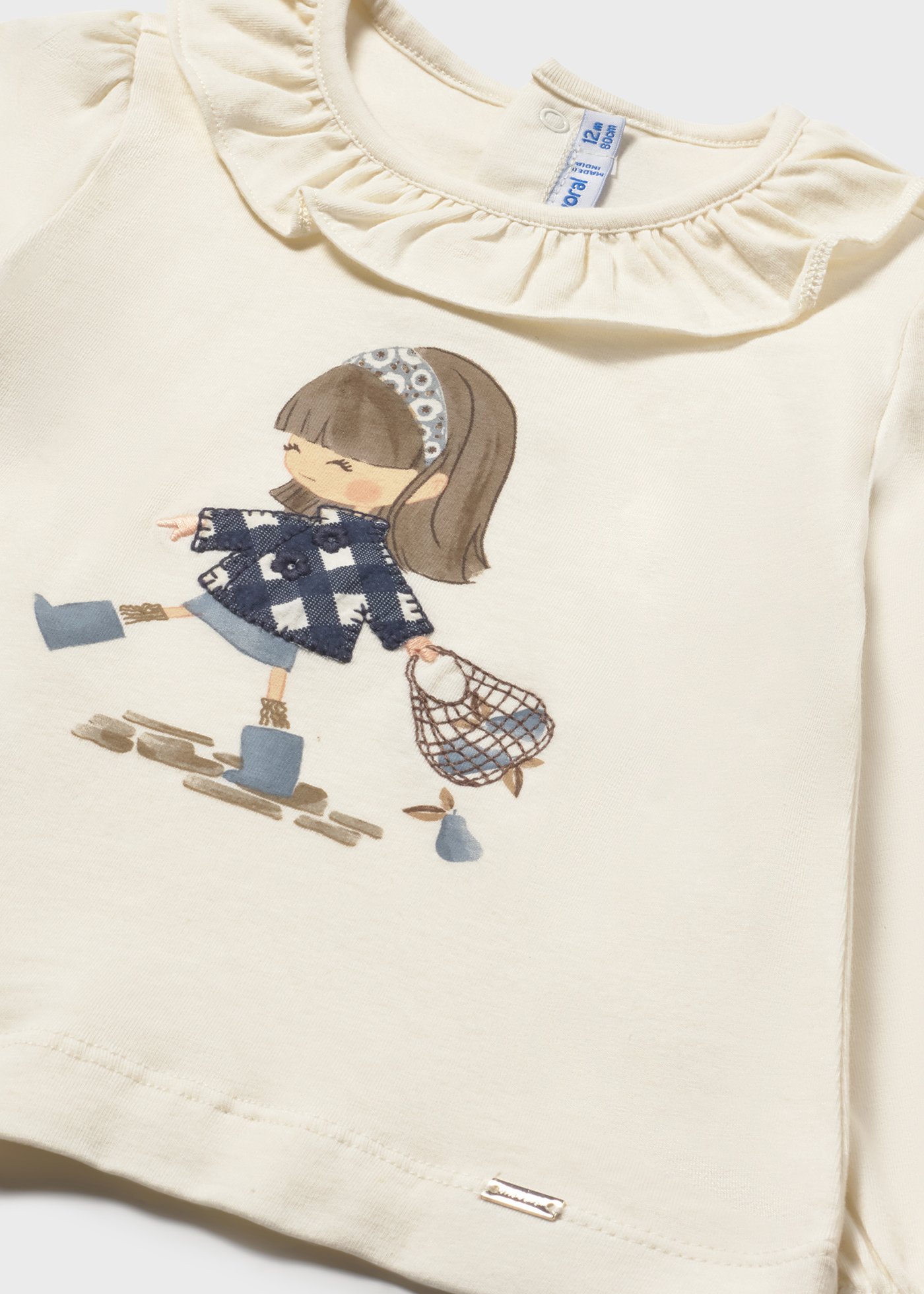 Babys doll motif shirt