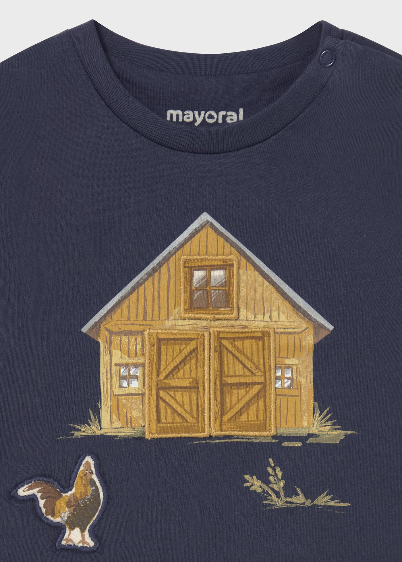 Baby interactive farm shirt