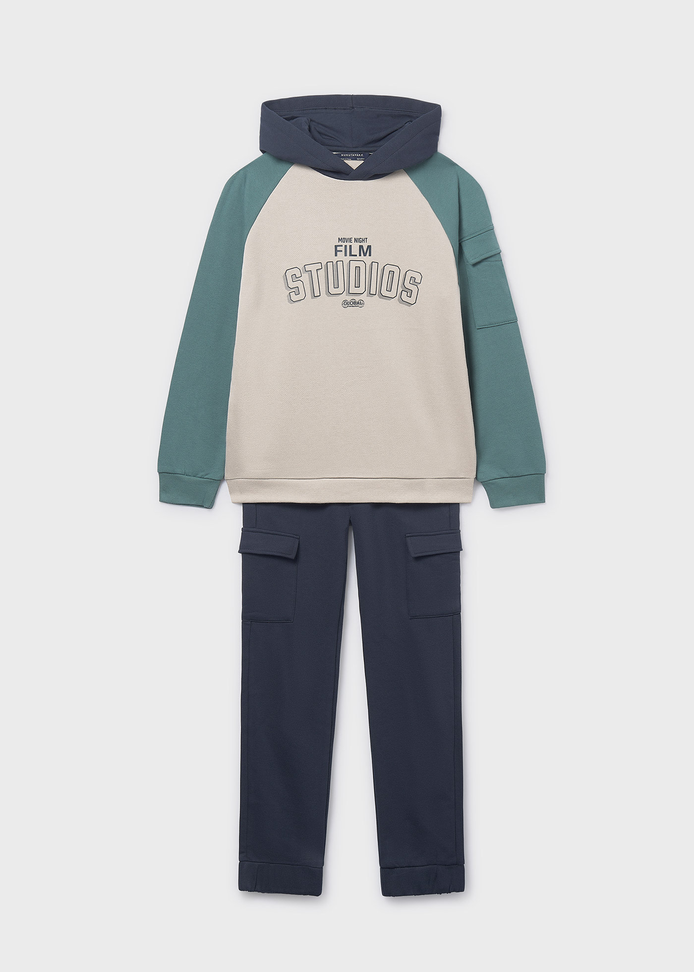 Unisex contrast tracksuit