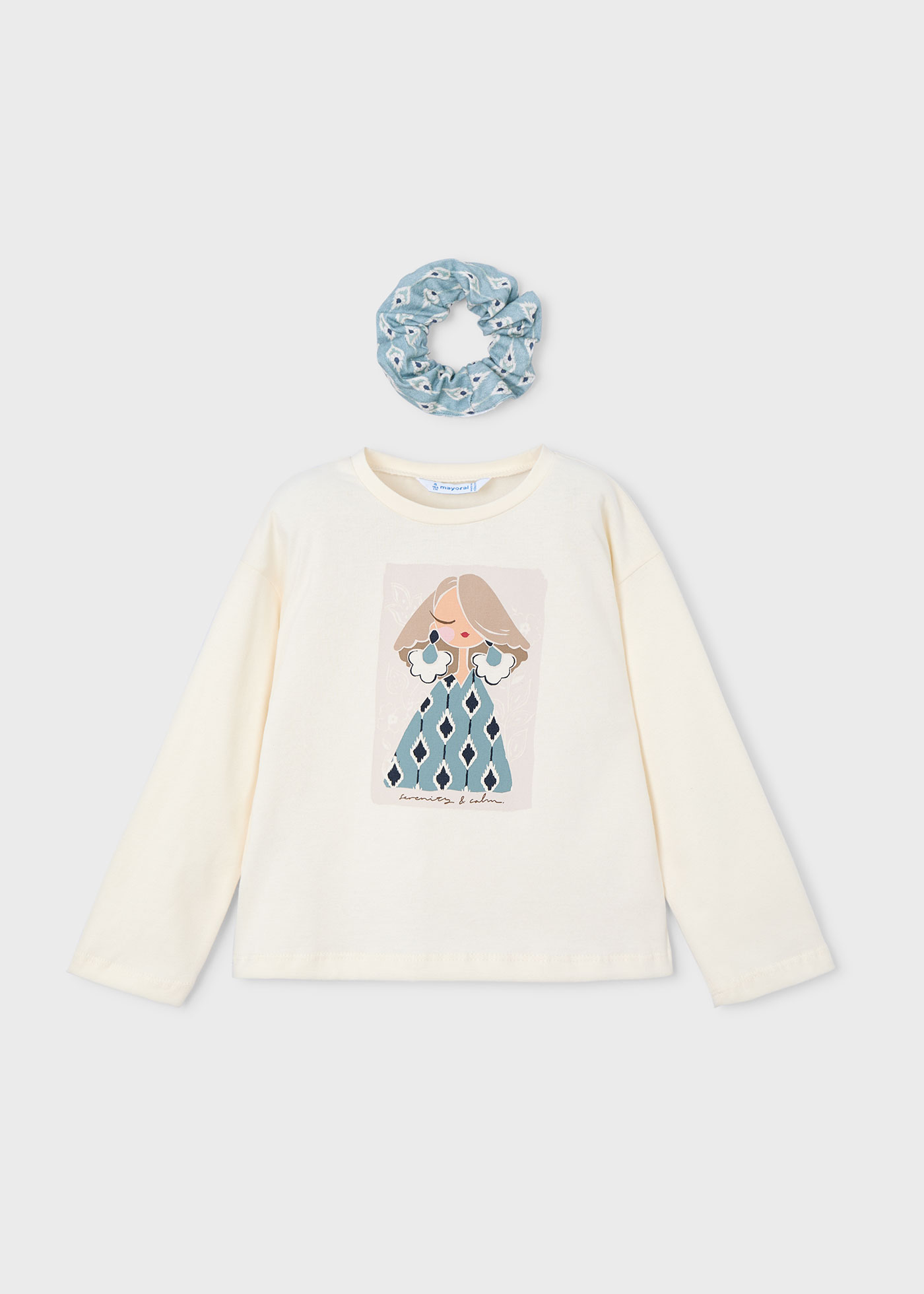 Maglietta con elastico bambina