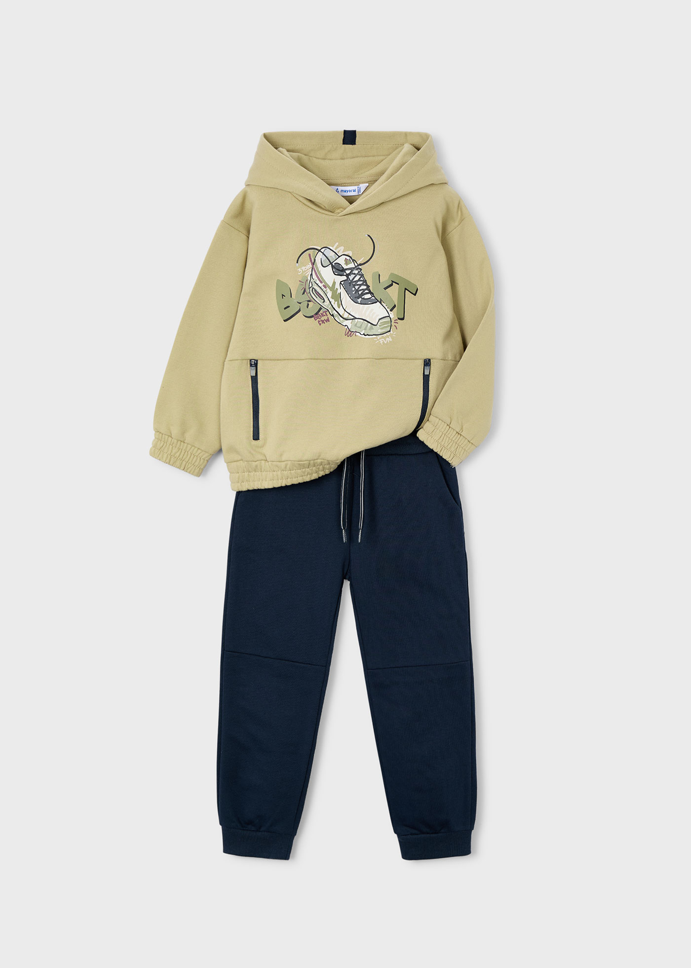 Boys print tracksuit