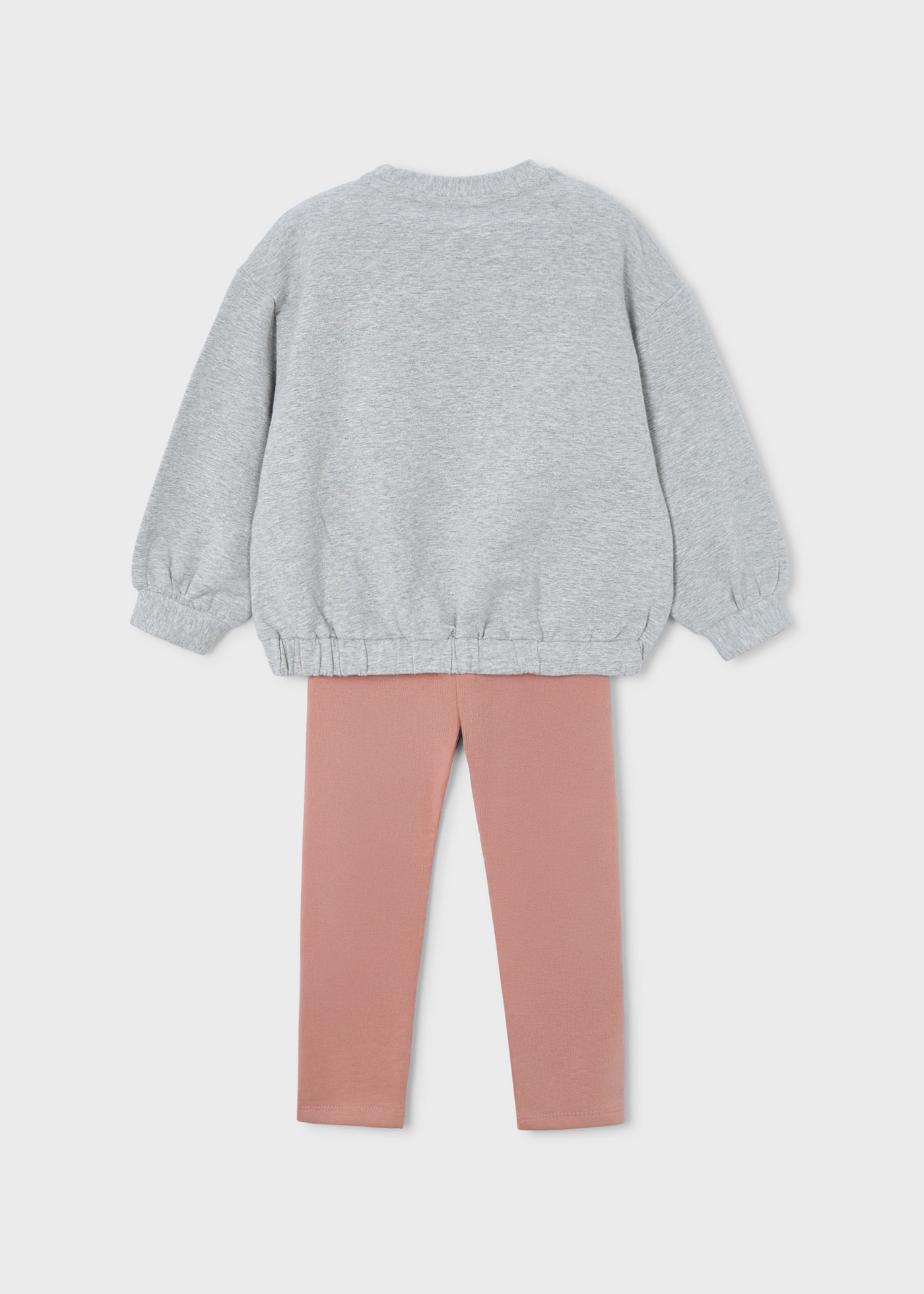 Girls  legging and bow shirt set