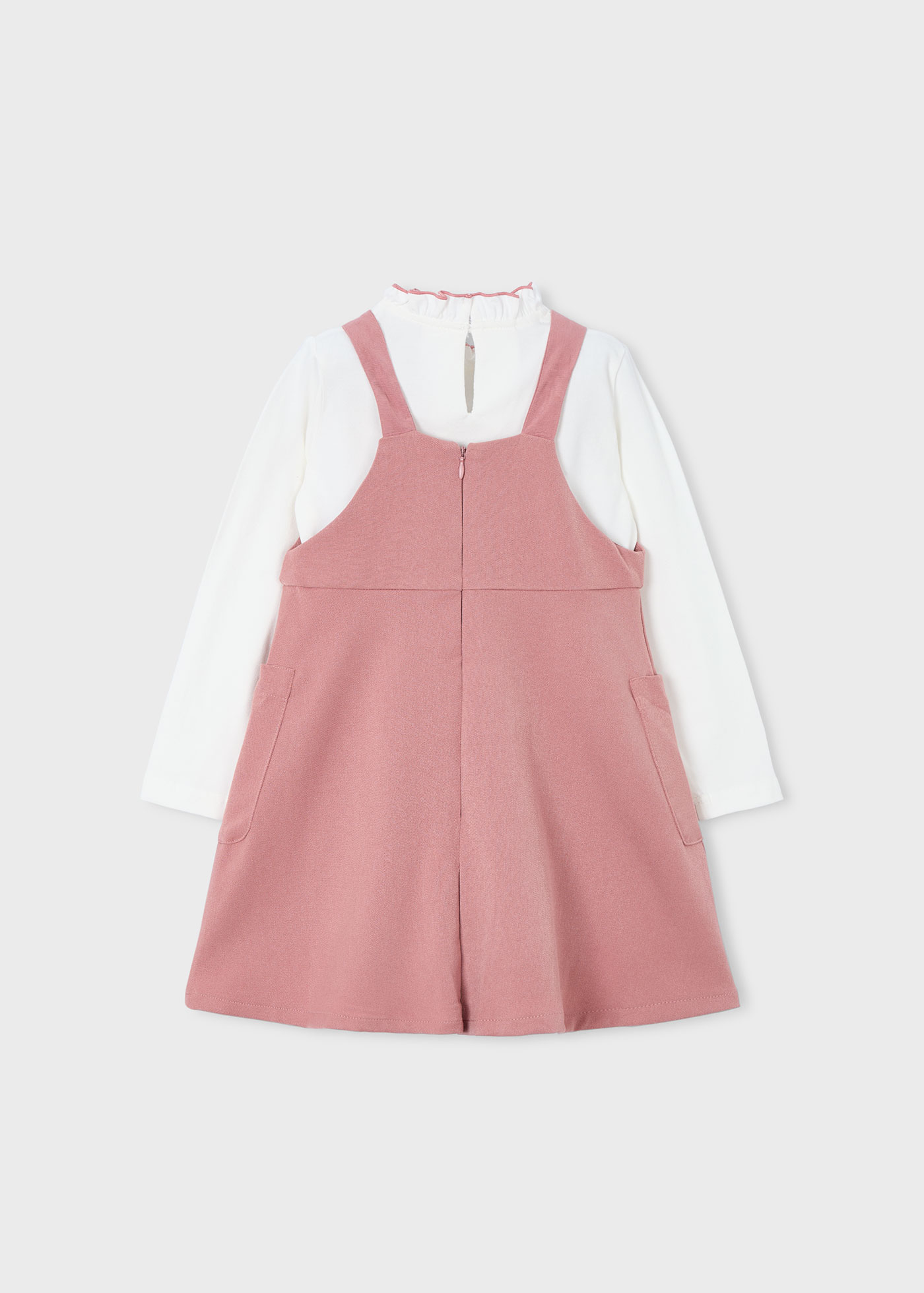 Vestito scamiciato lupetto bambina