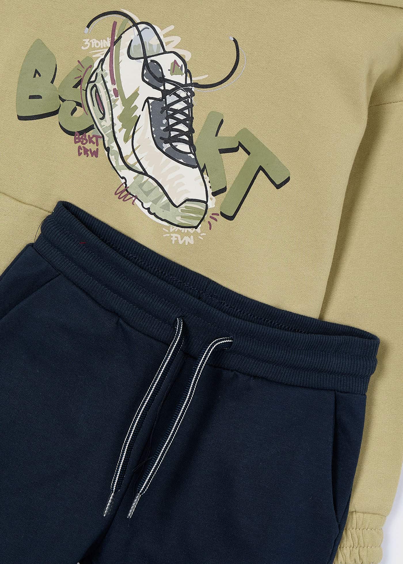 Boys print tracksuit