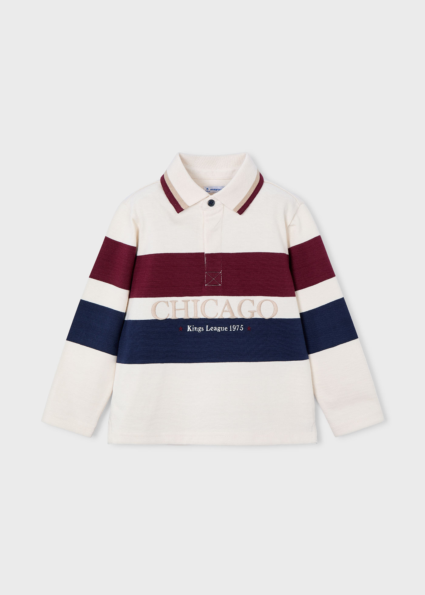 Boy striped polo shirt