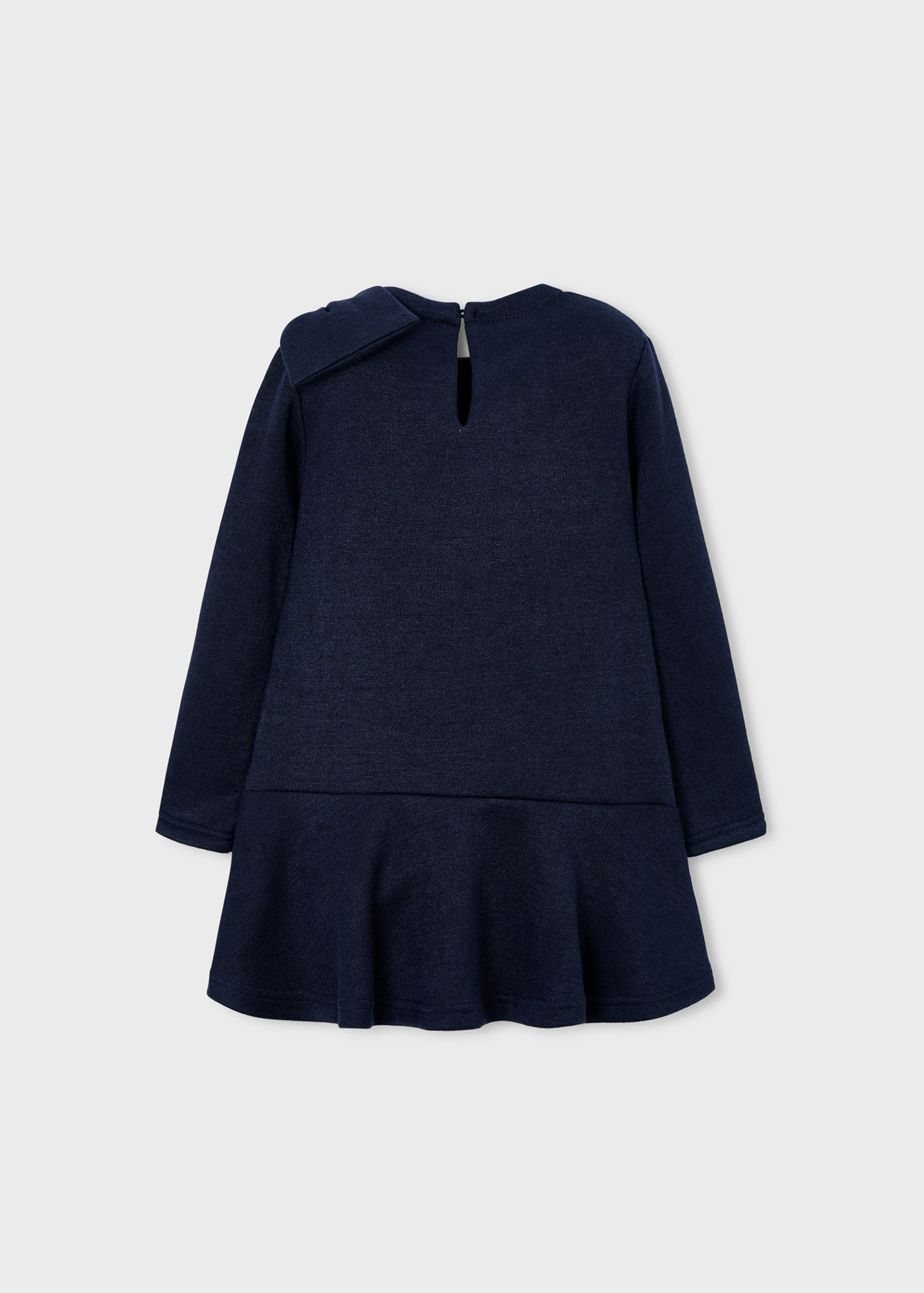 Vestito tricot fiocco bambina