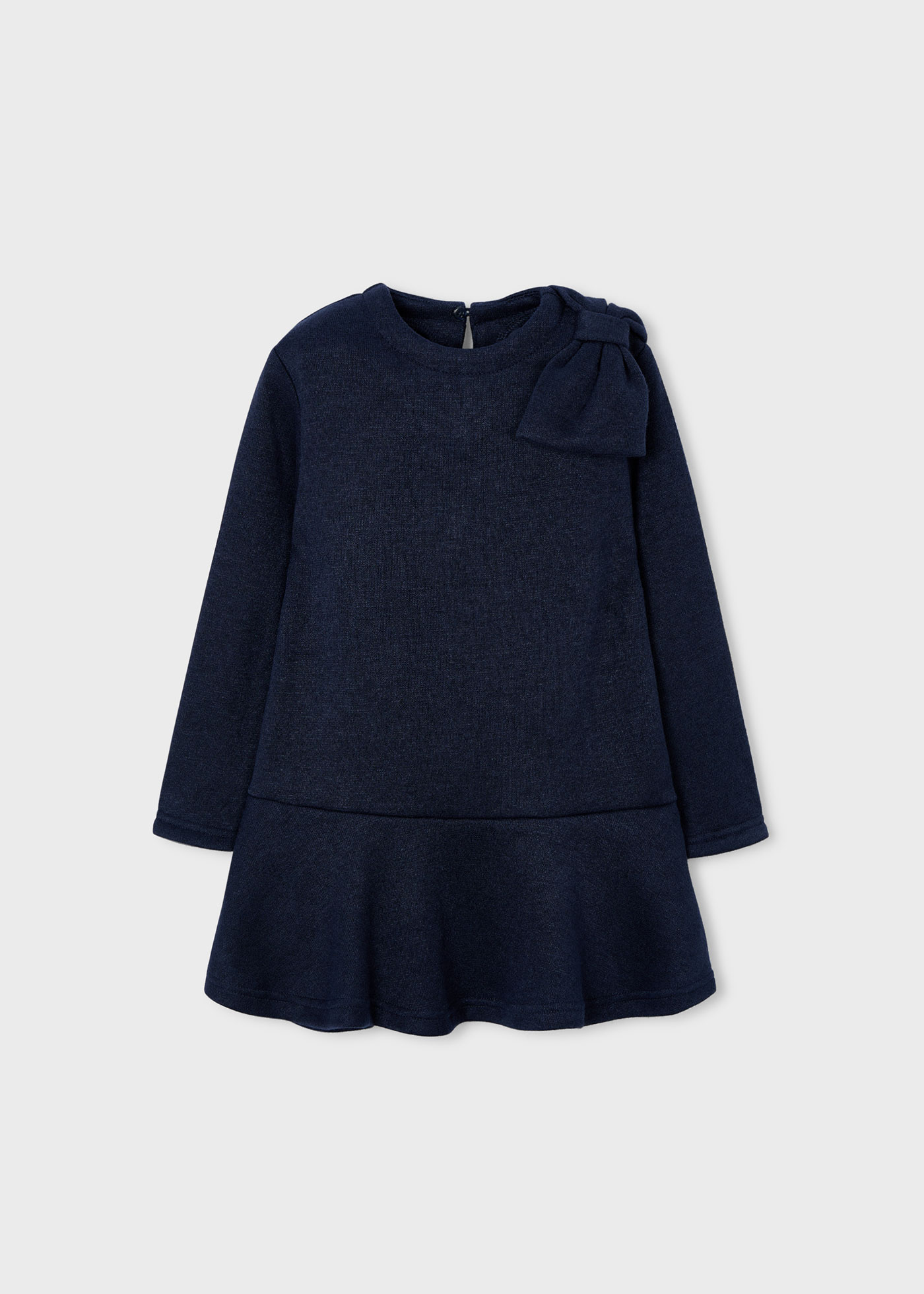 Vestito tricot fiocco bambina