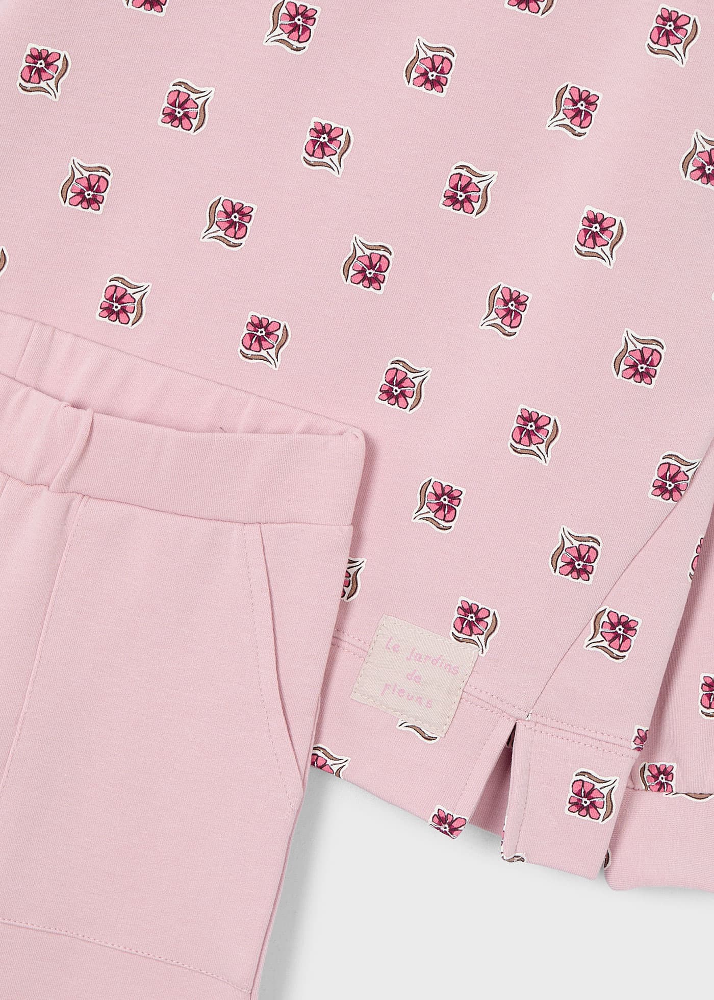 Girls printed tracksuit