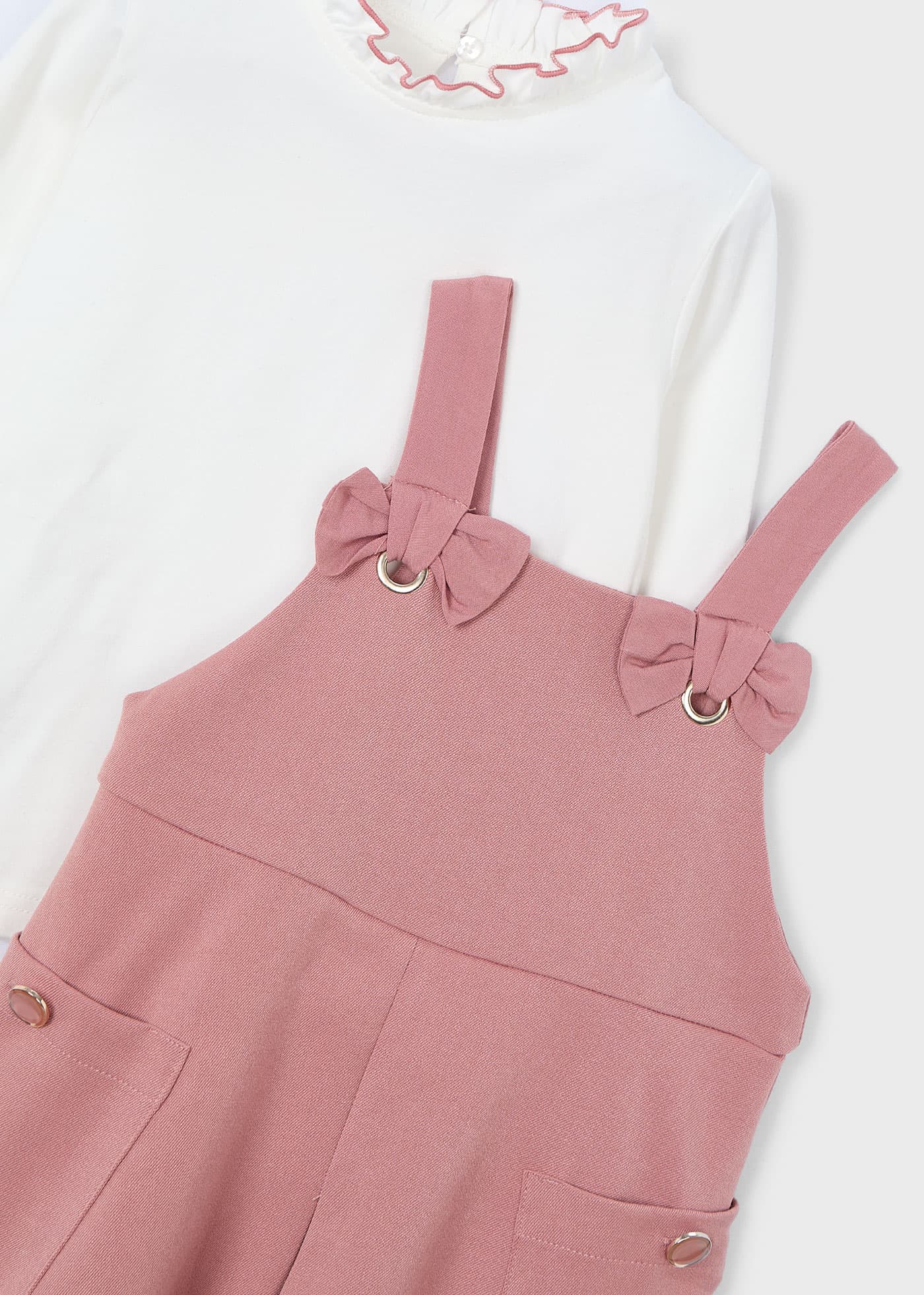 Girls pinafore and shirt