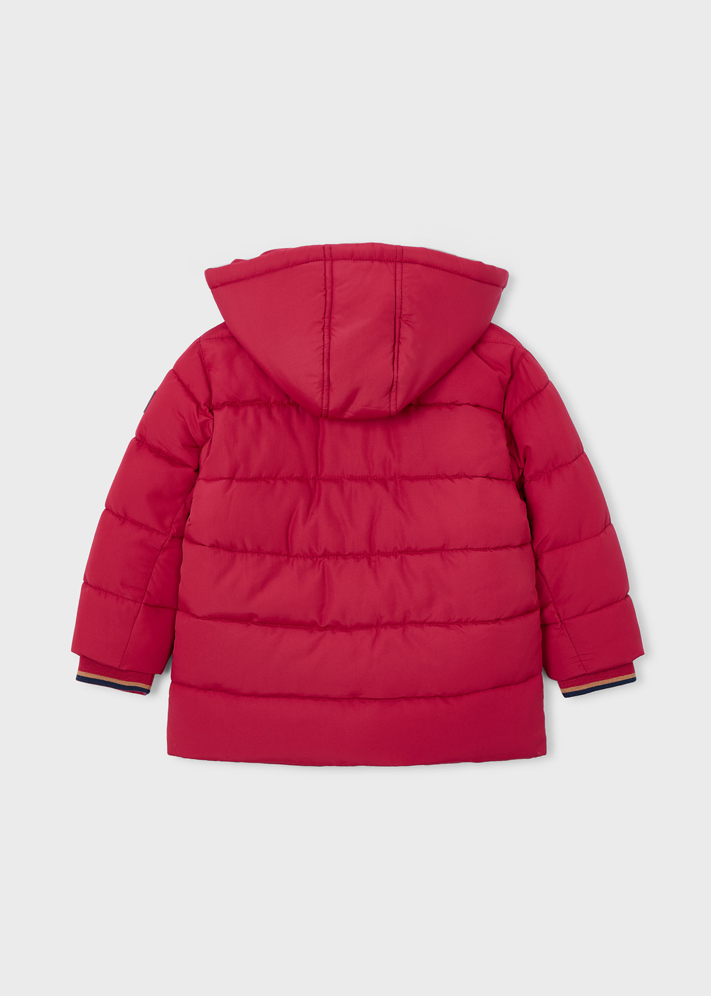 Boy's hooded quilted jacket