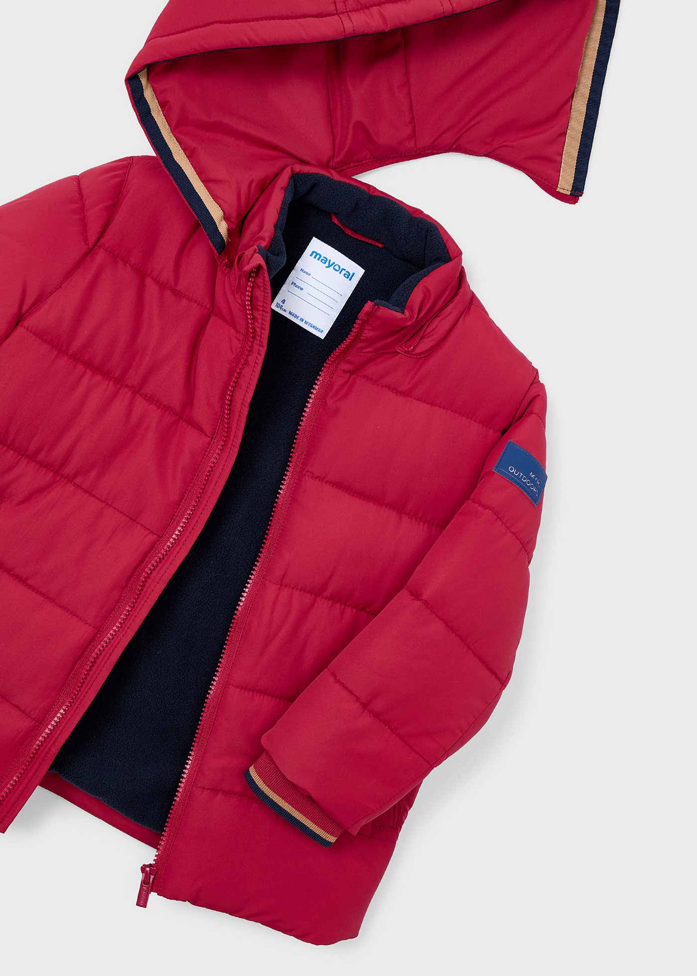 Manteau à capuche matelassé garçon