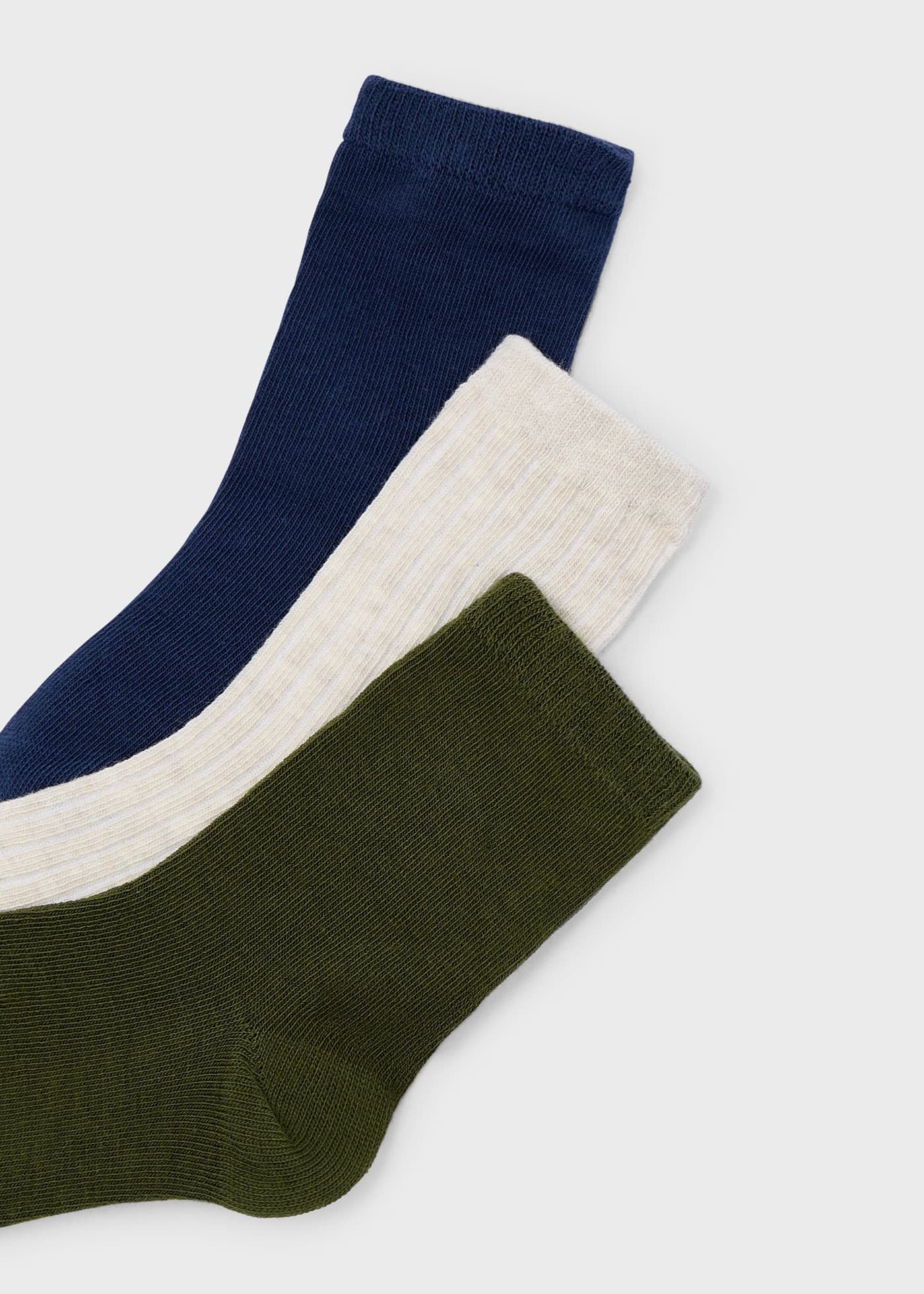 Set 3 calcetines lisos