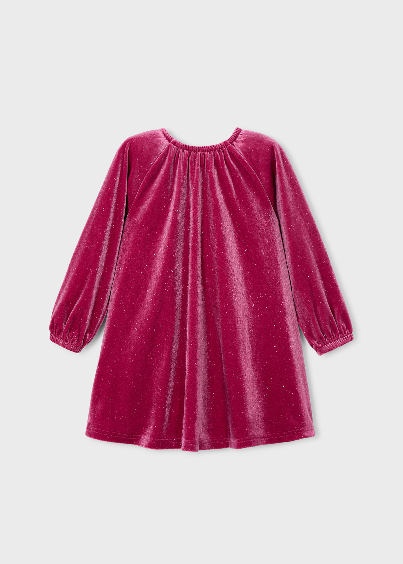 Vestido terciopelo brillo niña