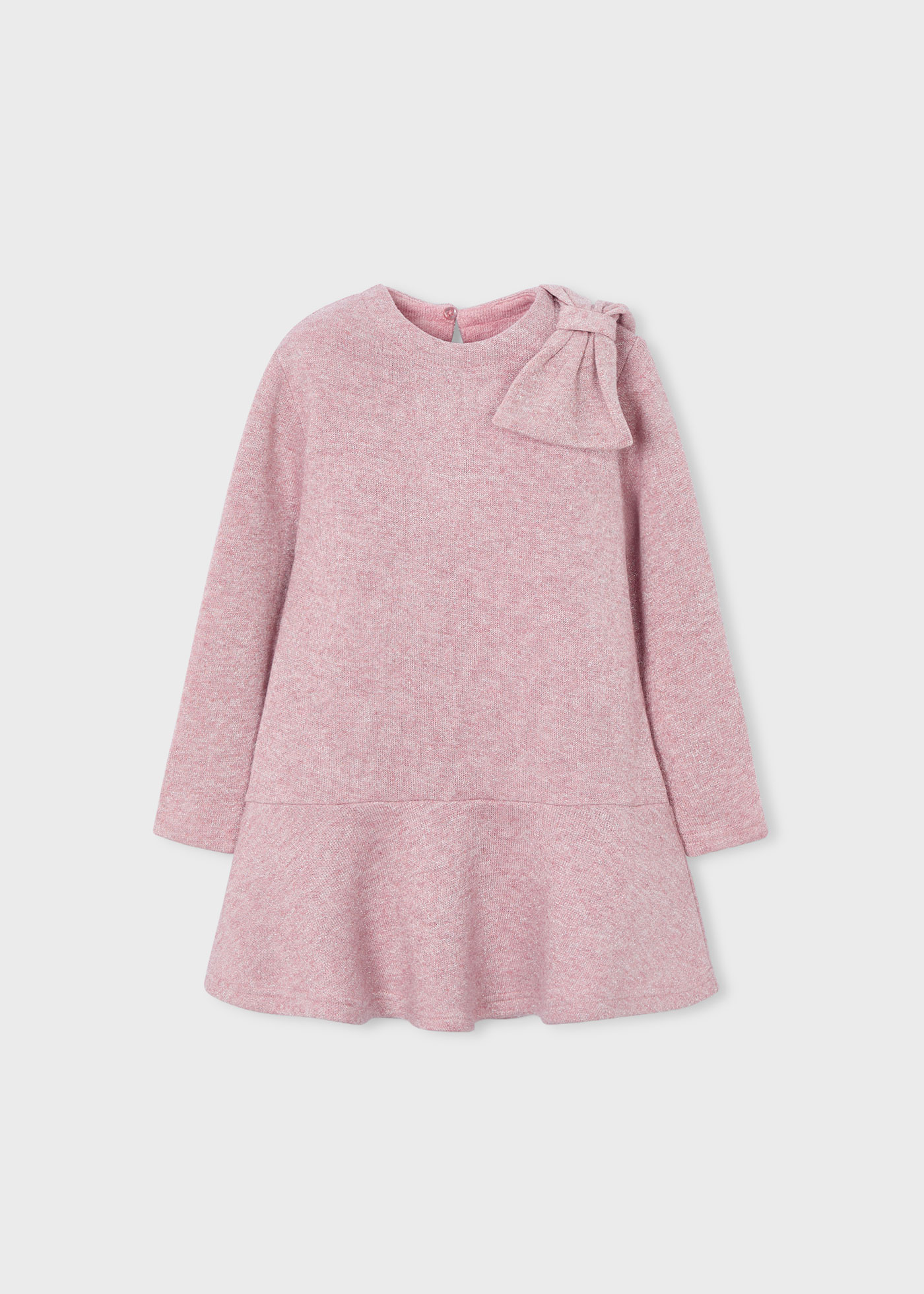 Vestito tricot fiocco bambina