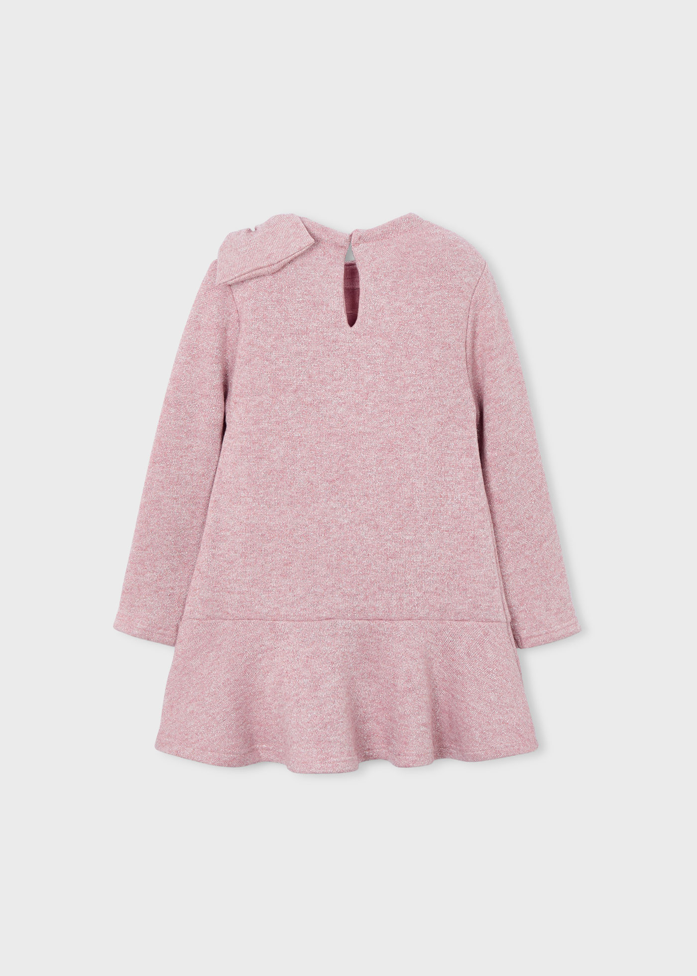 Vestito tricot fiocco bambina