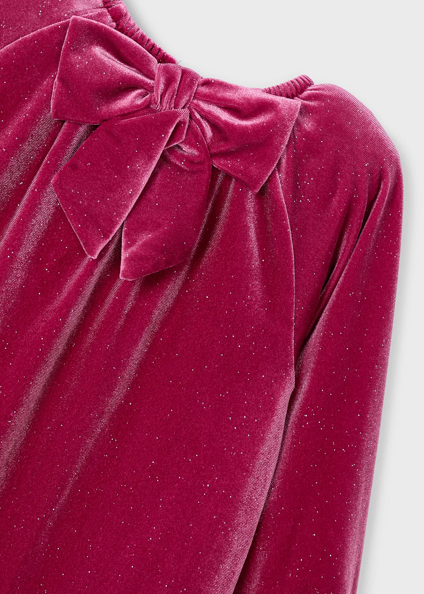 Robe en velours brillant fille