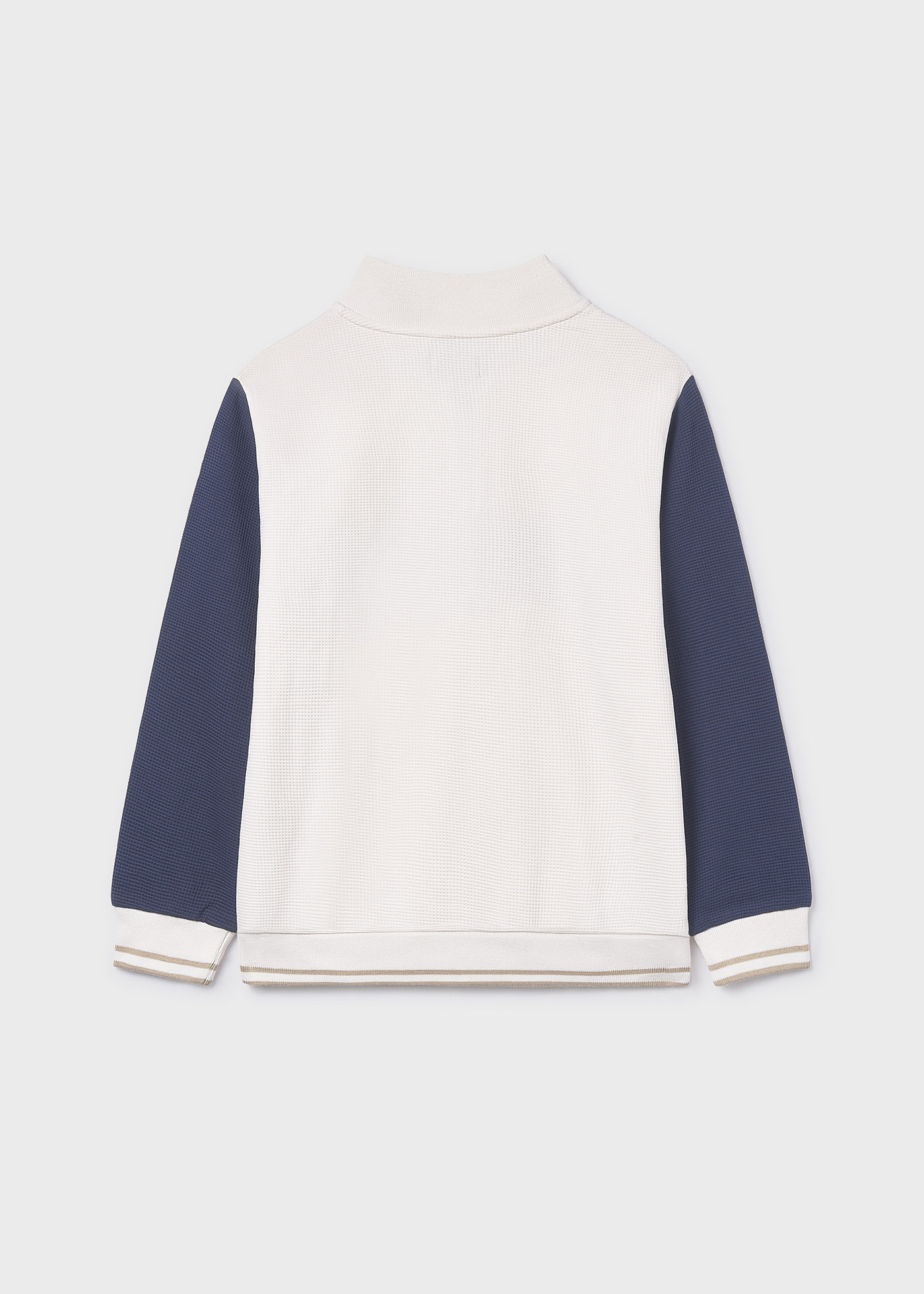 Felpa strutturata collo alto ragazzo